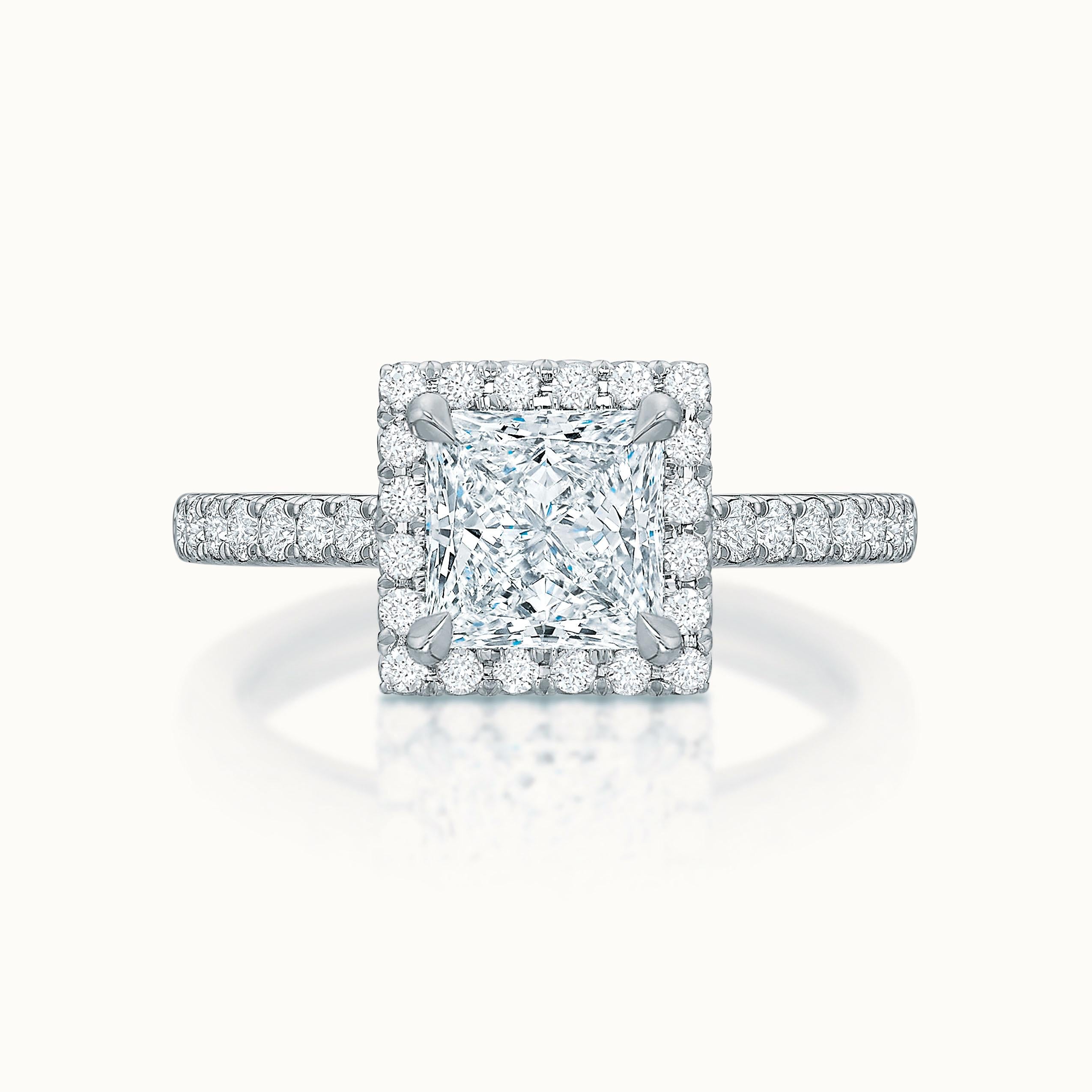 Kate Diamond Halo Princess Cut