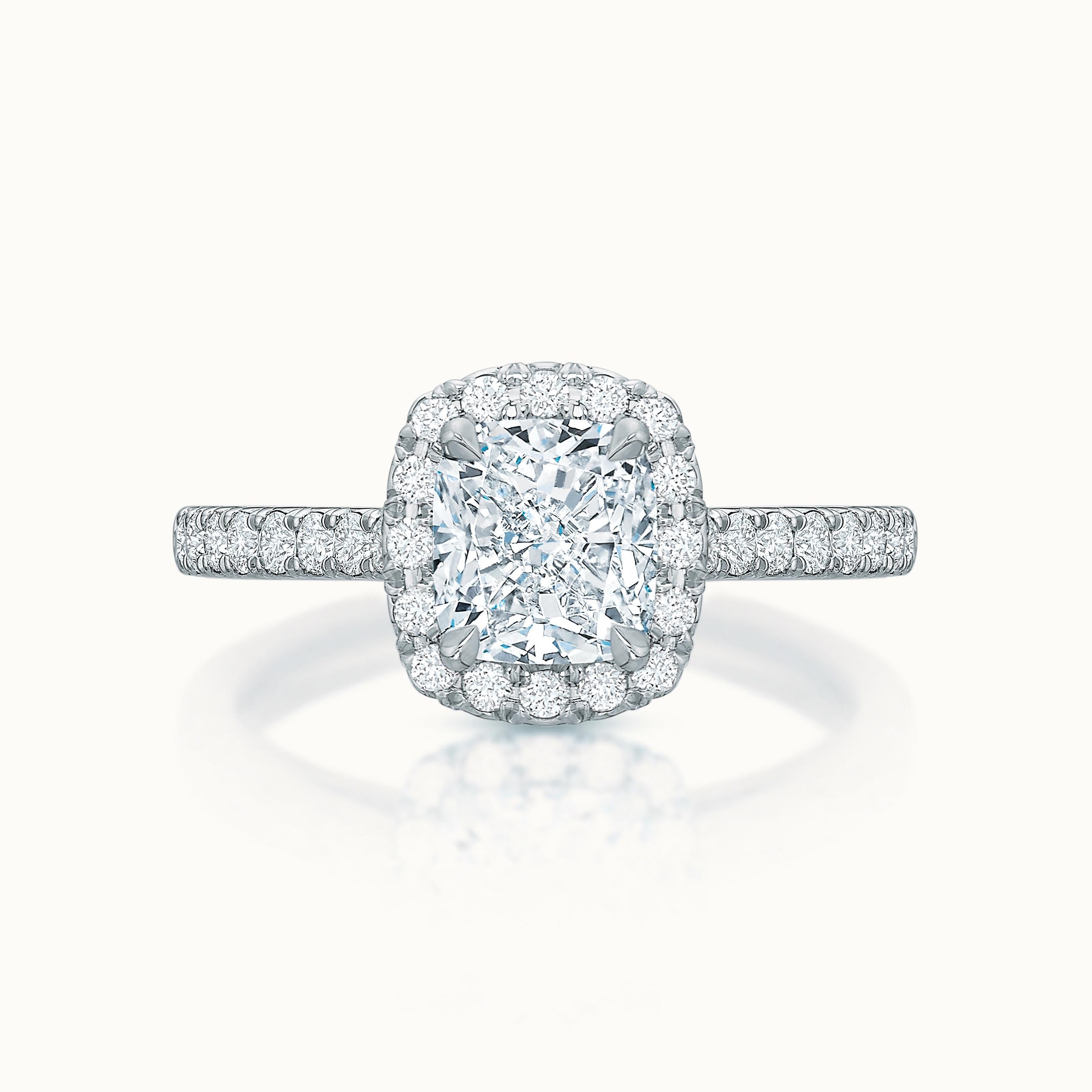 Kate Diamond Halo Cushion