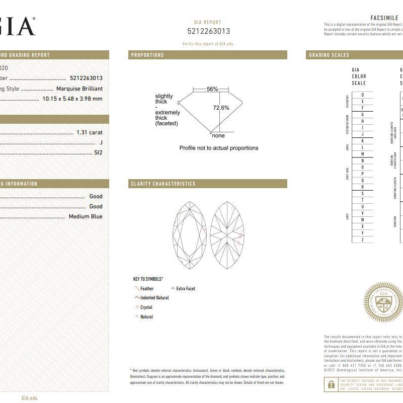 Kate Diamond Halo East & West Marquise