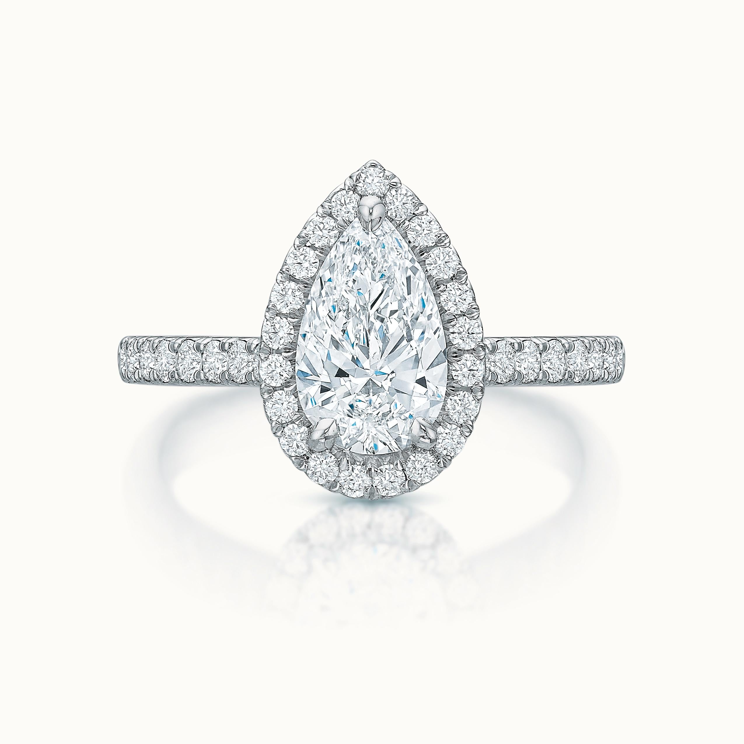 Kate Diamond Halo Pear