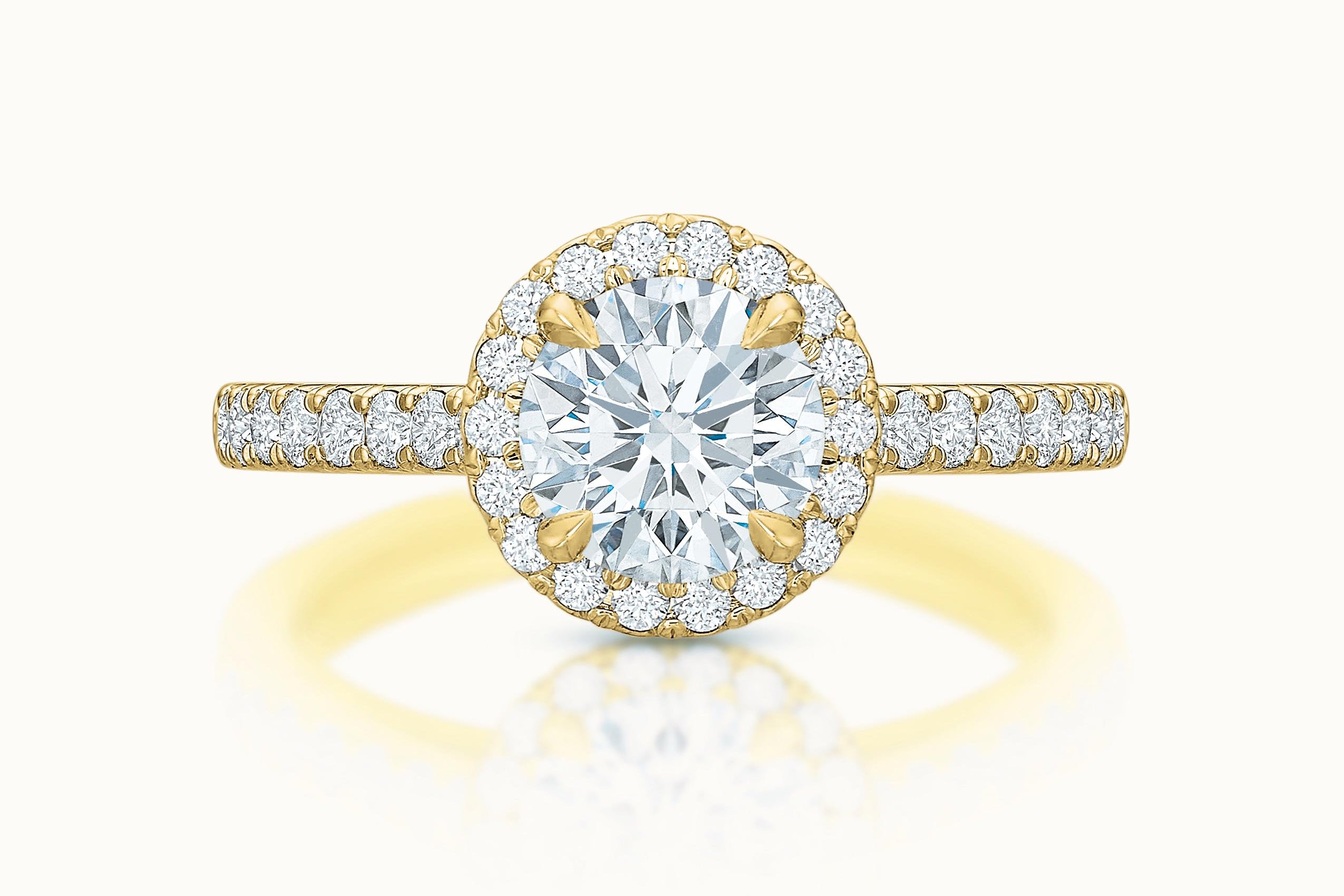 Kate Diamond Halo Round