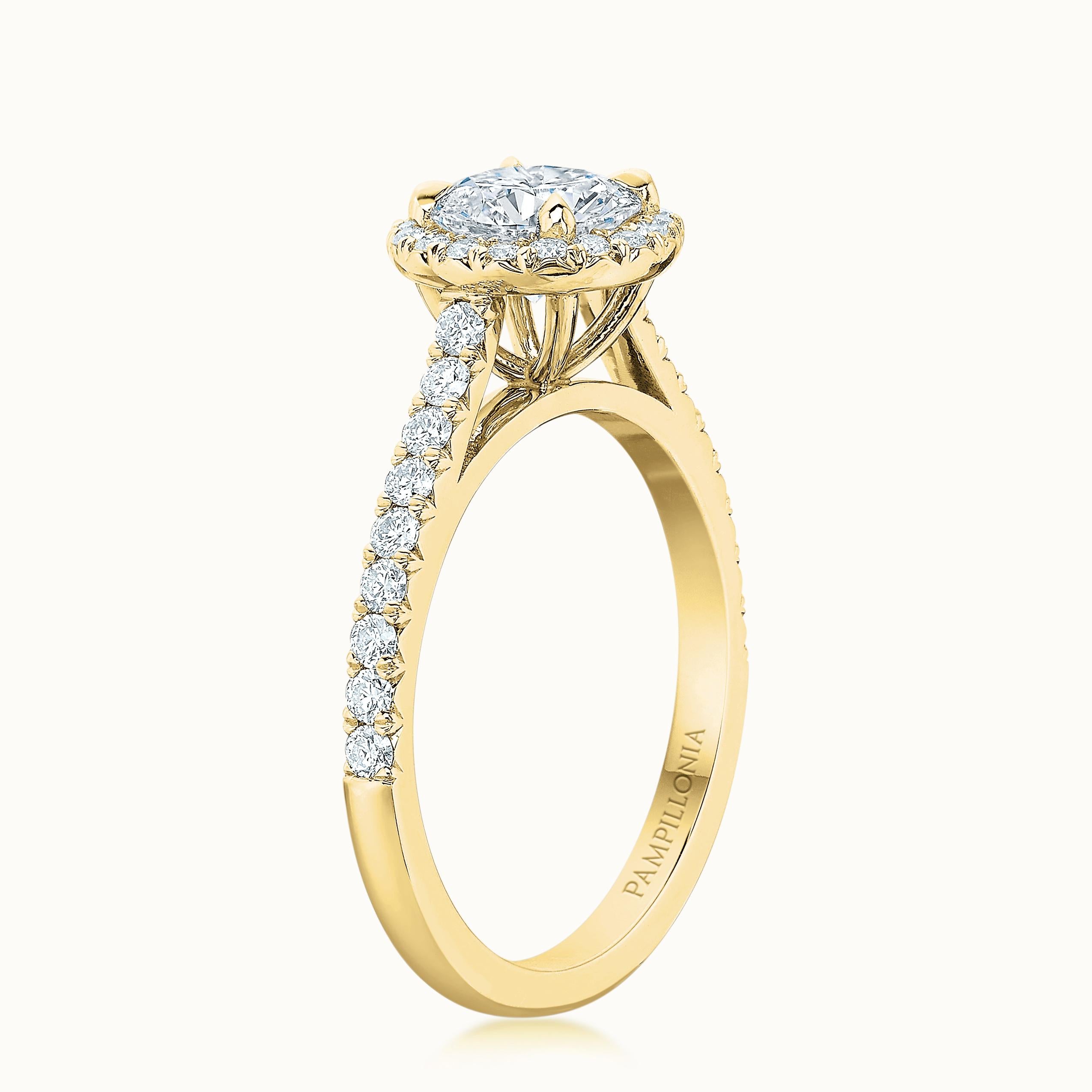Kate Diamond Halo Round