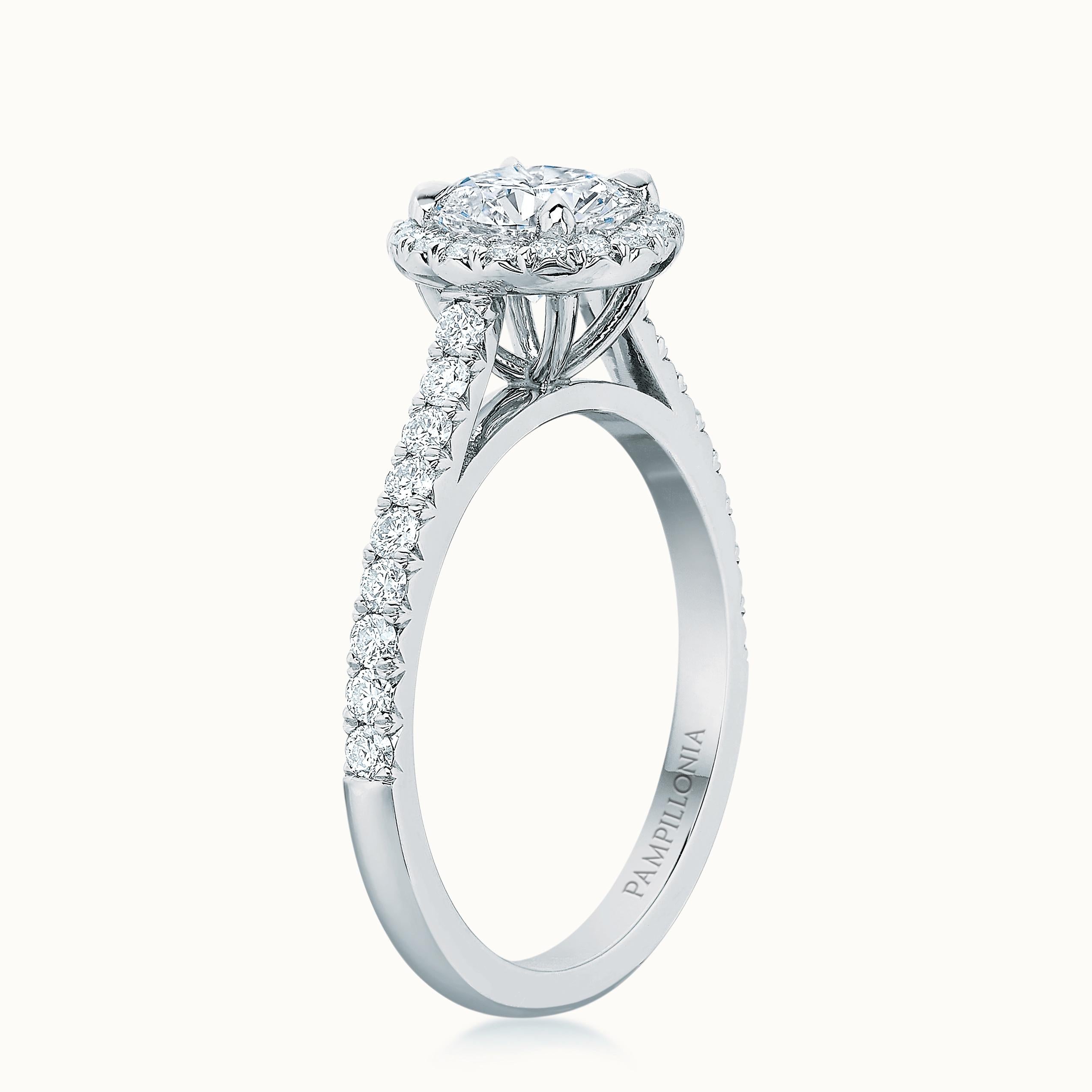 Kate Diamond Halo Round