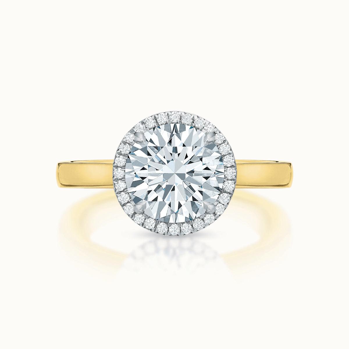 Taylor Diamond Halo Round