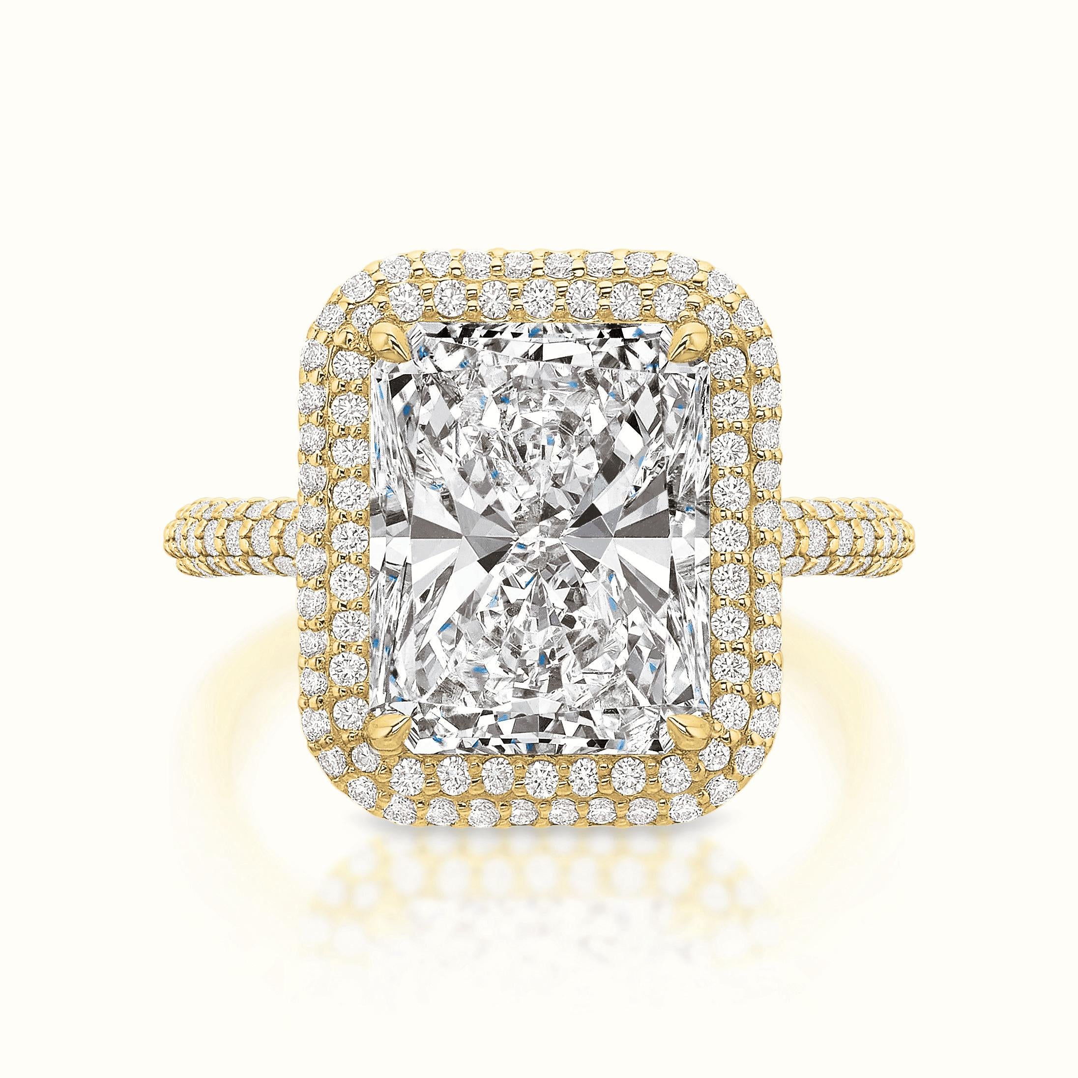 Kathleen Grand Radiant Diamond Halo