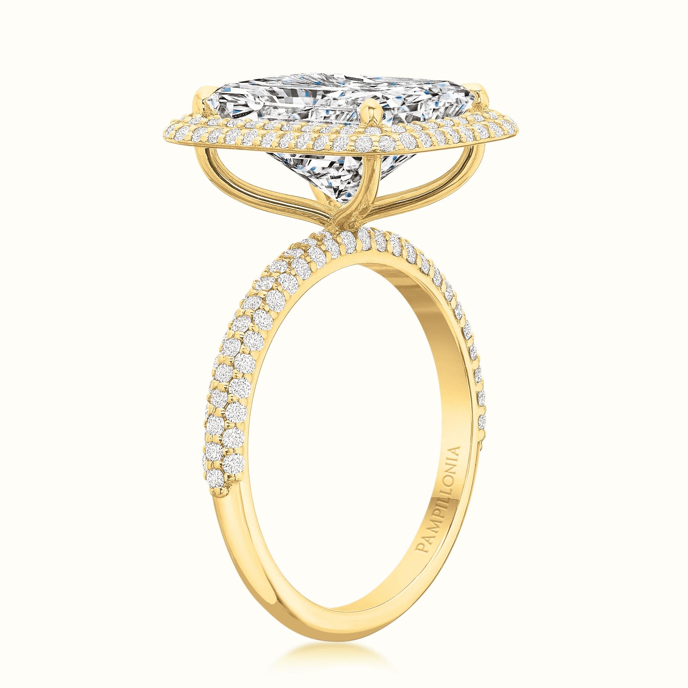 Kathleen Grand Radiant Diamond Halo