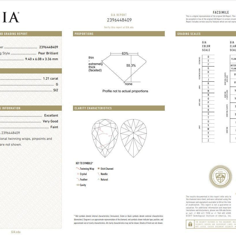 Kate Double Halo Pear Diamond