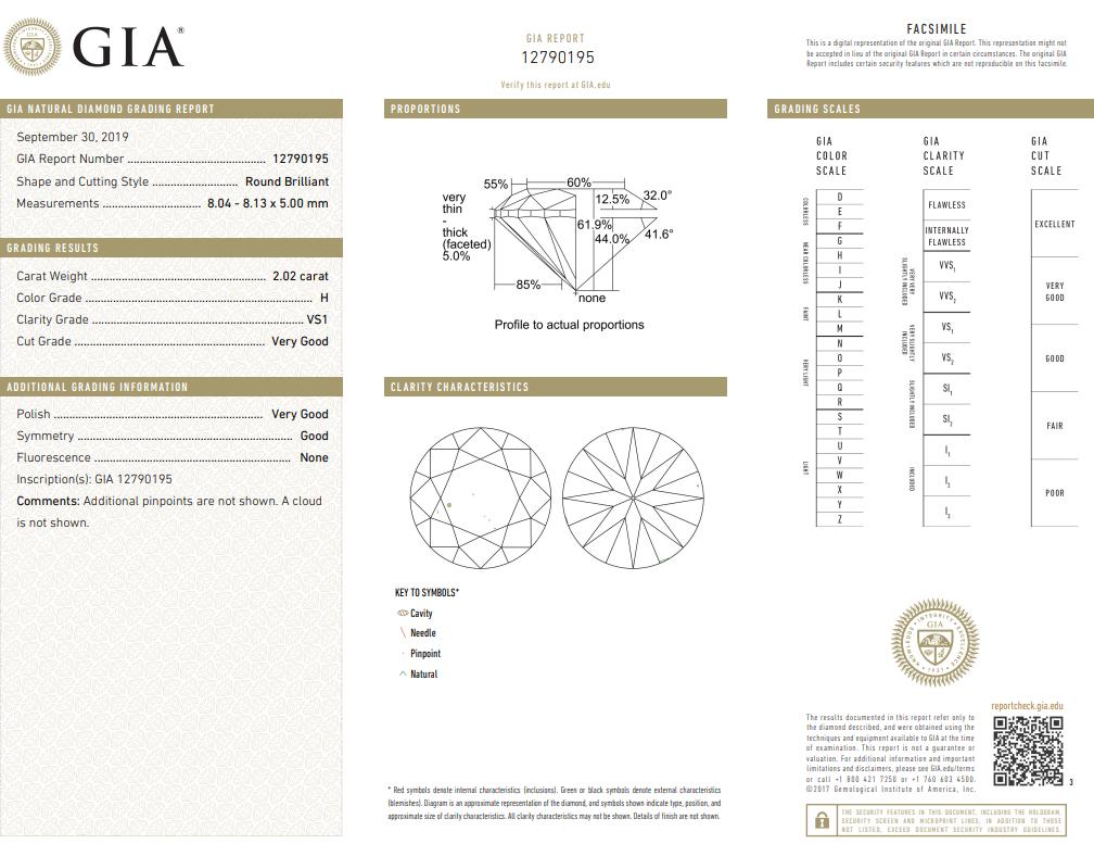 Lennon Round Diamond Three Stone Ring