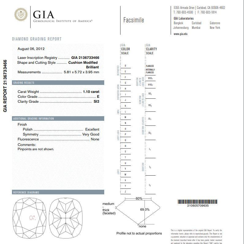 Kate Diamond Halo Three Stone Cushion