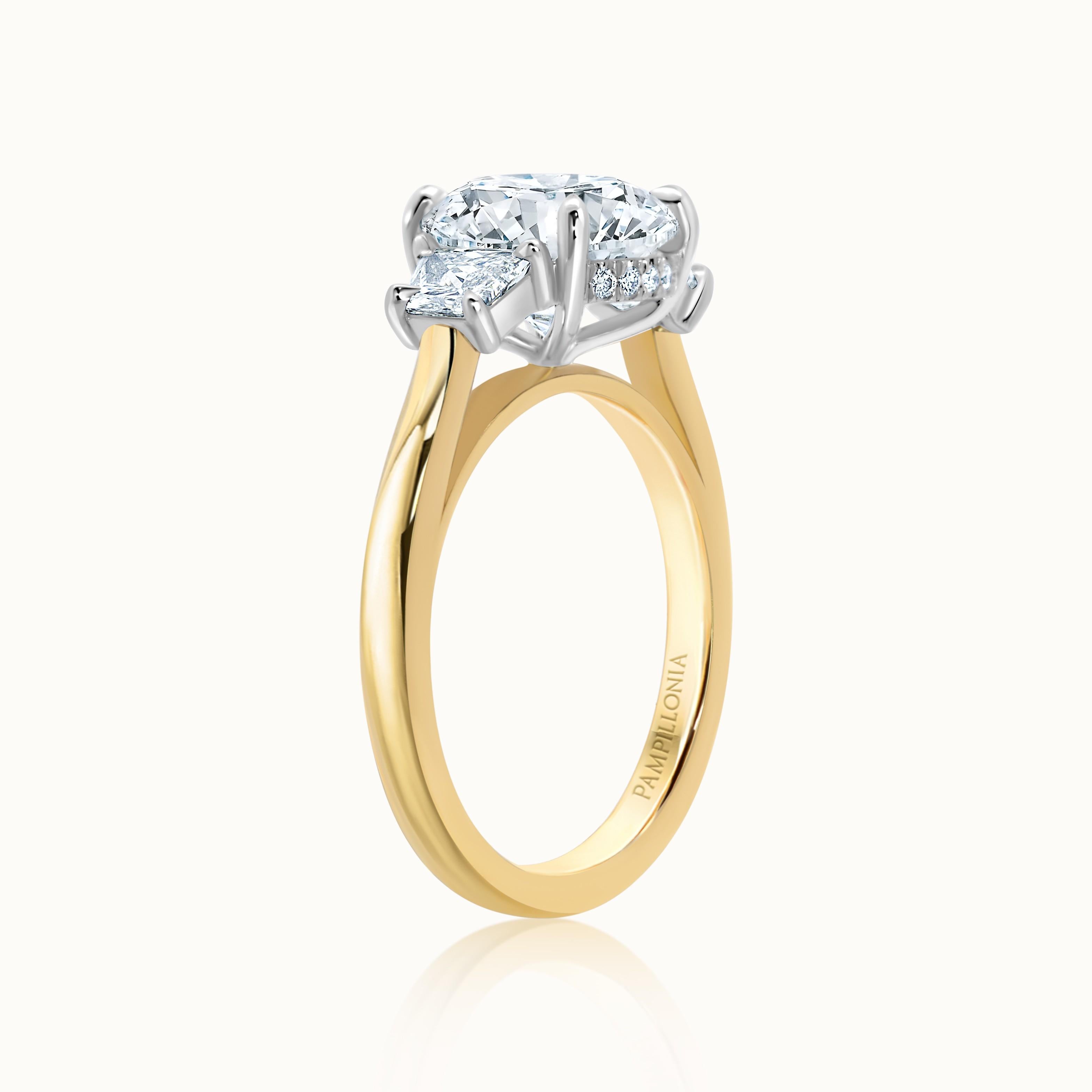 Lennon Round Diamond Three Stone