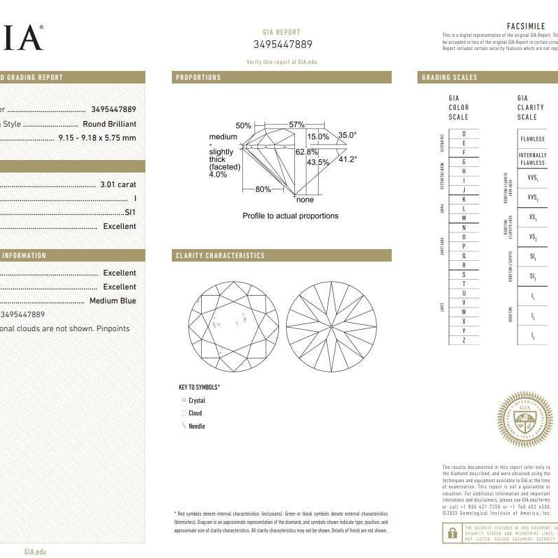 Lennon Round Diamond Three Stone