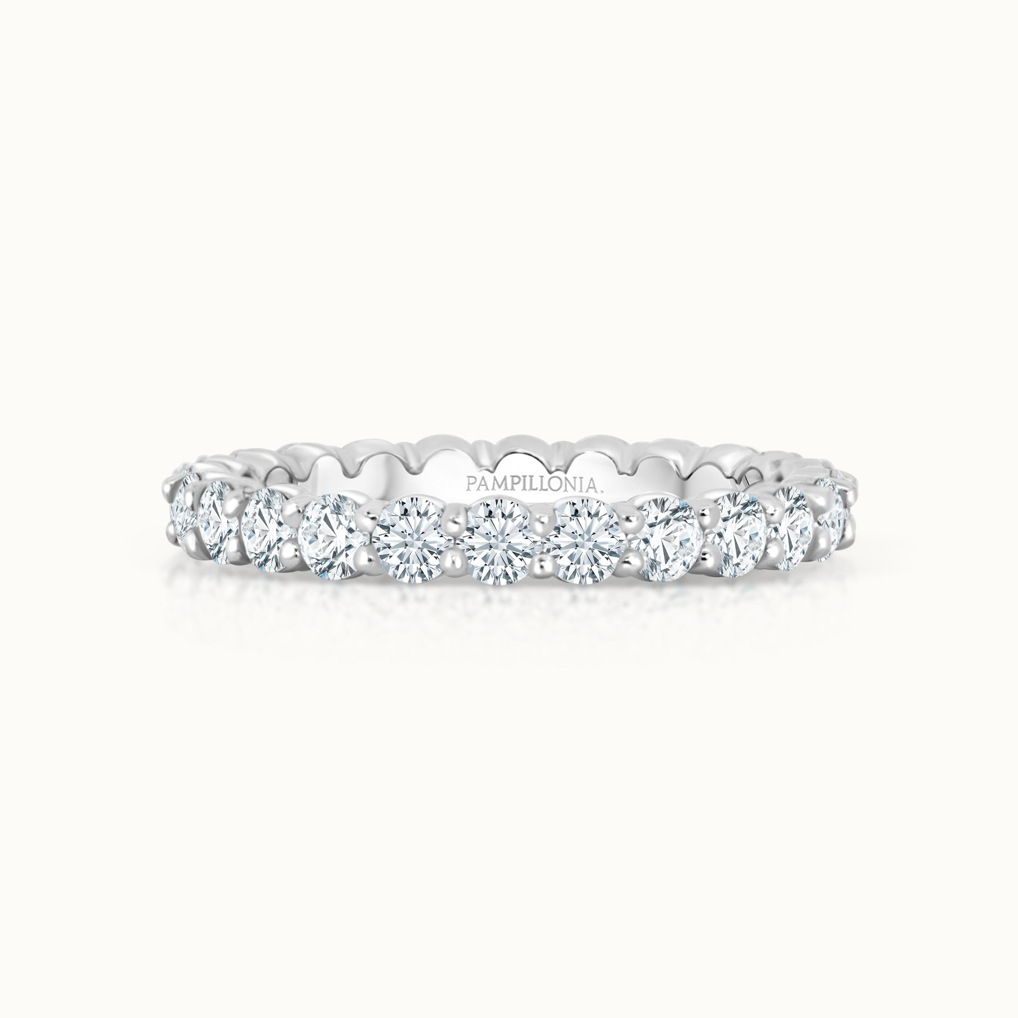 Savannah Round Diamond Eternity Band 2.5 mm