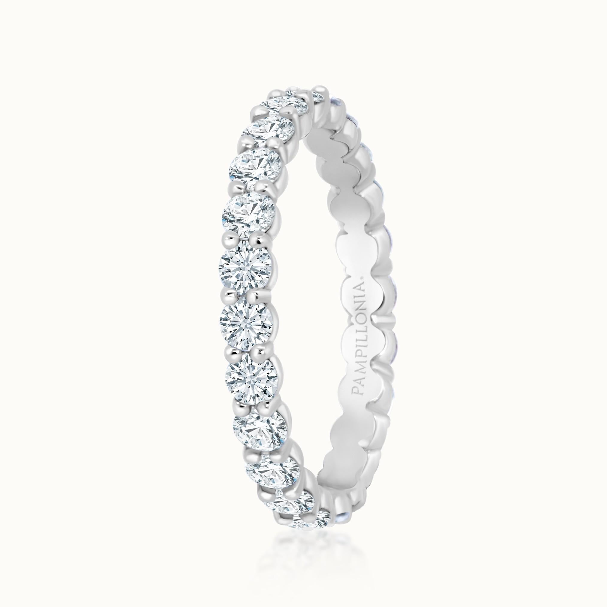Savannah Round Diamond Eternity Band 2.5 mm