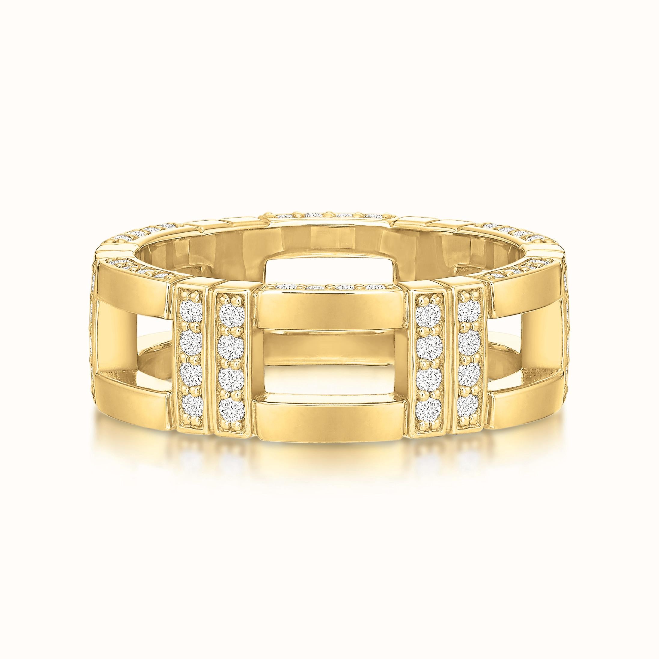 Sloane Diamond Eternity Band with Profile Accent