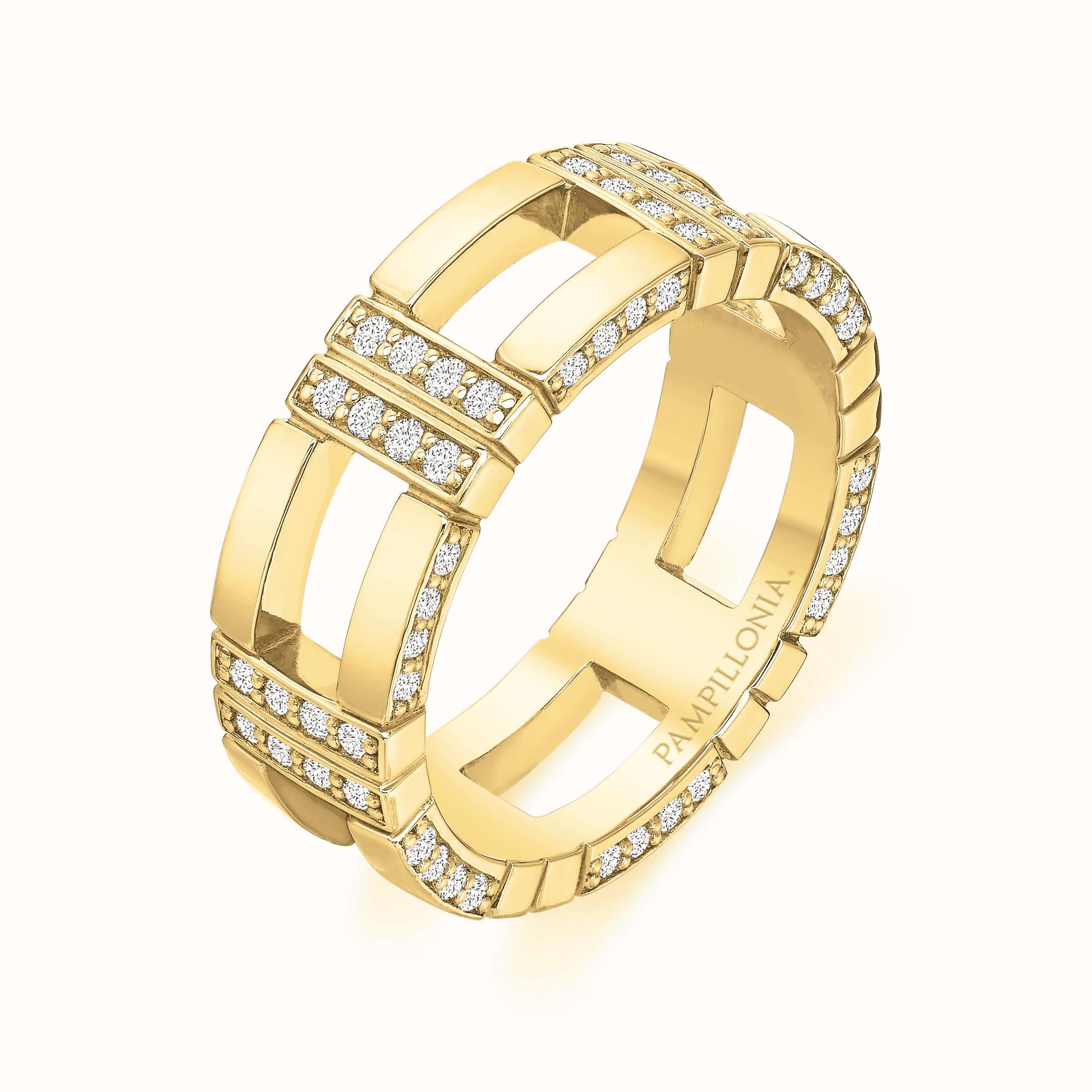 Sloane Diamond Eternity Band with Profile Accent