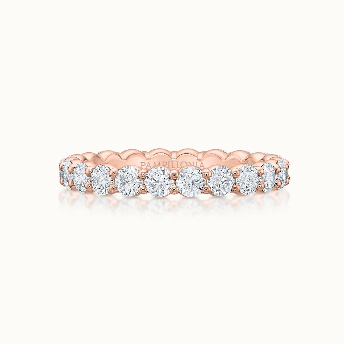 Savannah Round Diamond Eternity Band 2.7 MM