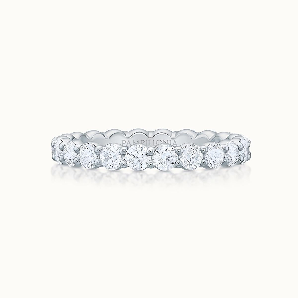 Savannah Round Diamond Eternity Band 2.7 MM