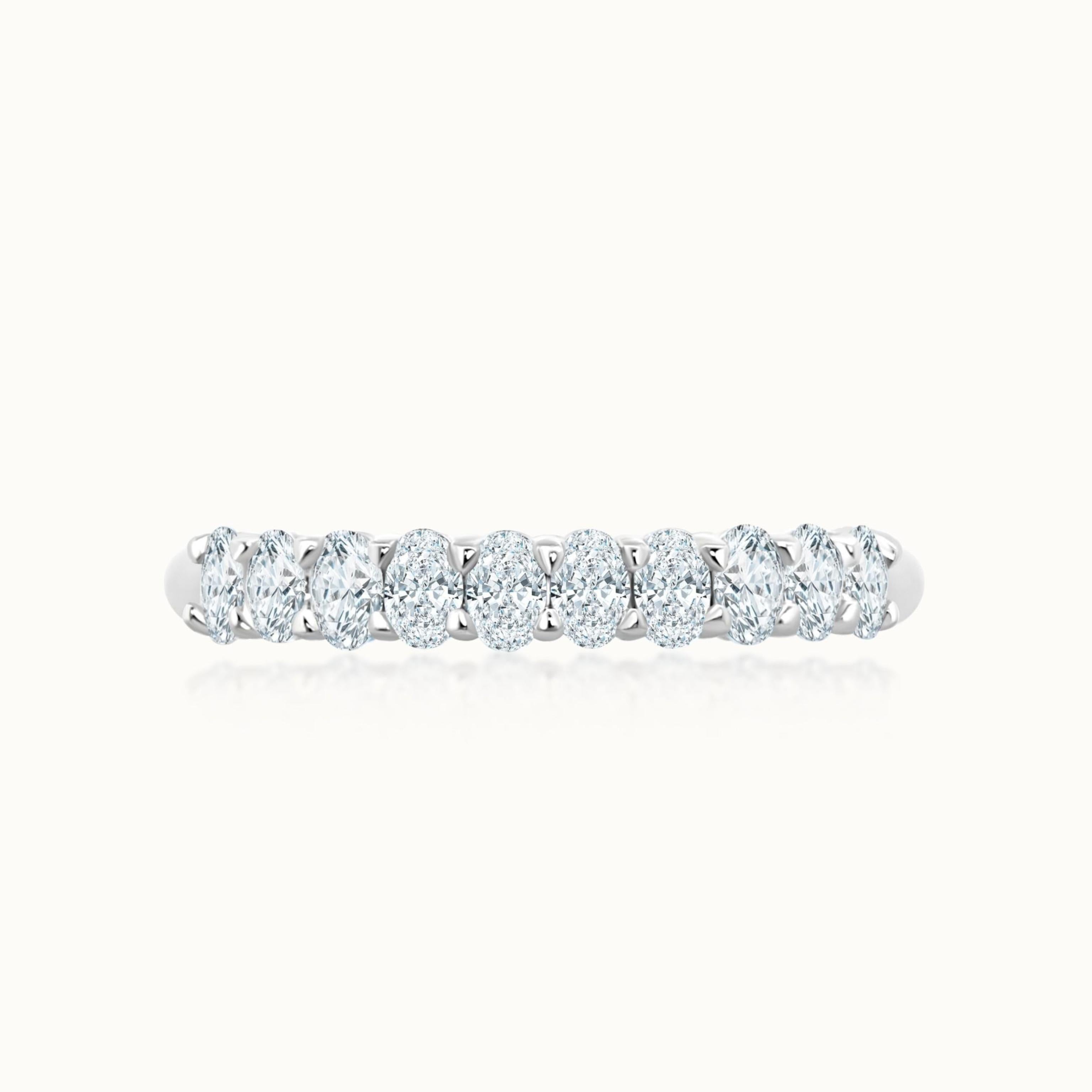 Savannah Oval Diamond Band