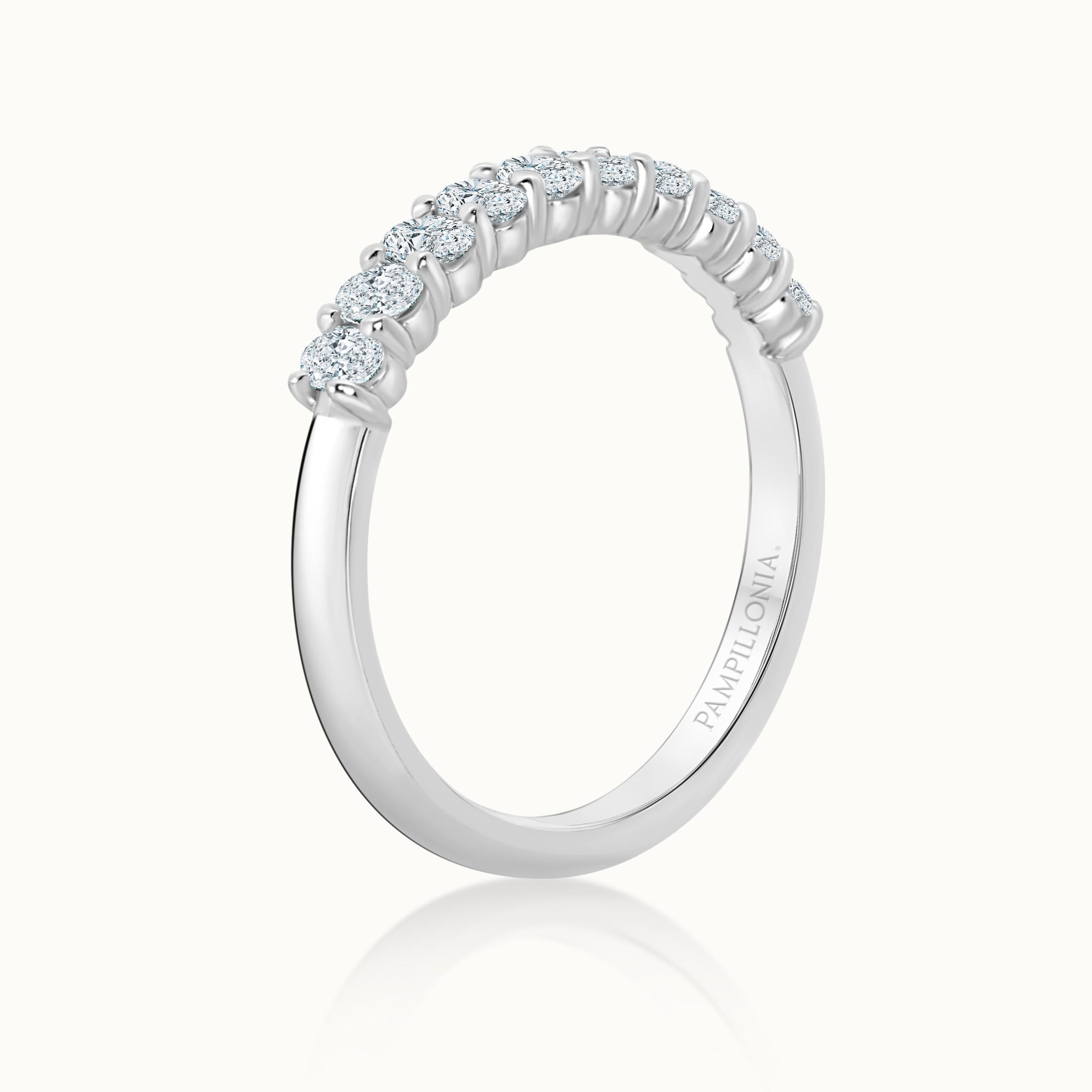 Savannah Oval Diamond Band