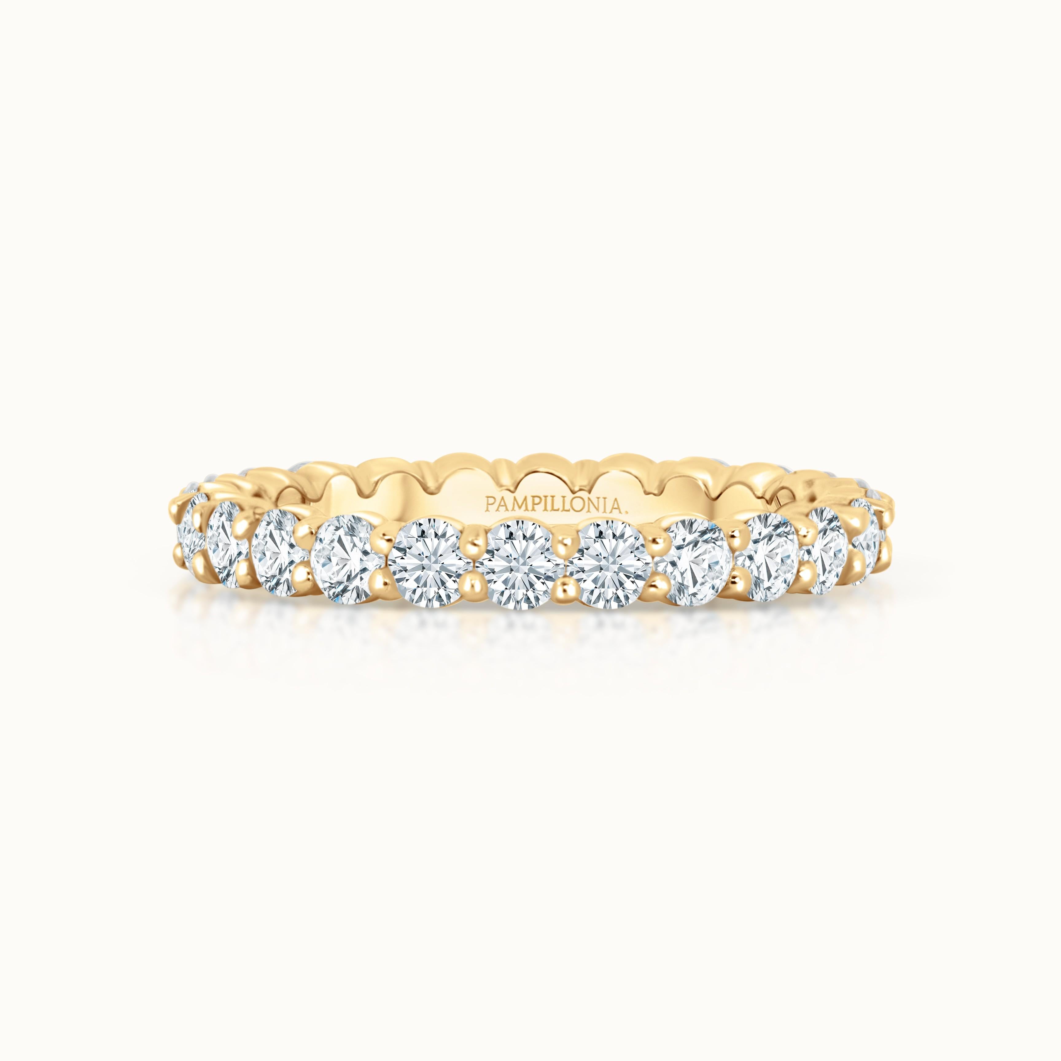 Savannah Round Diamond Eternity Band 2.5 mm