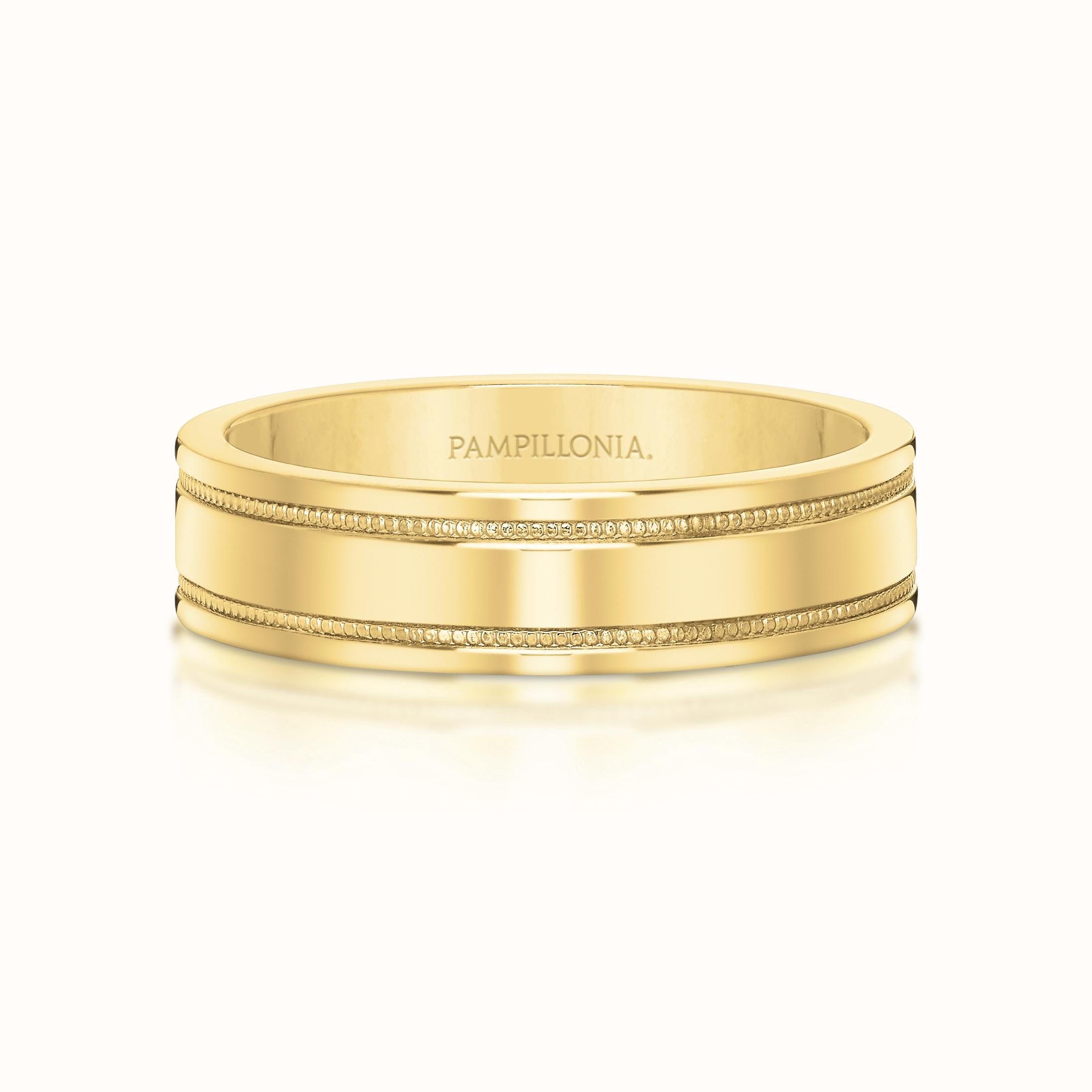 Milgrain Wedding Band