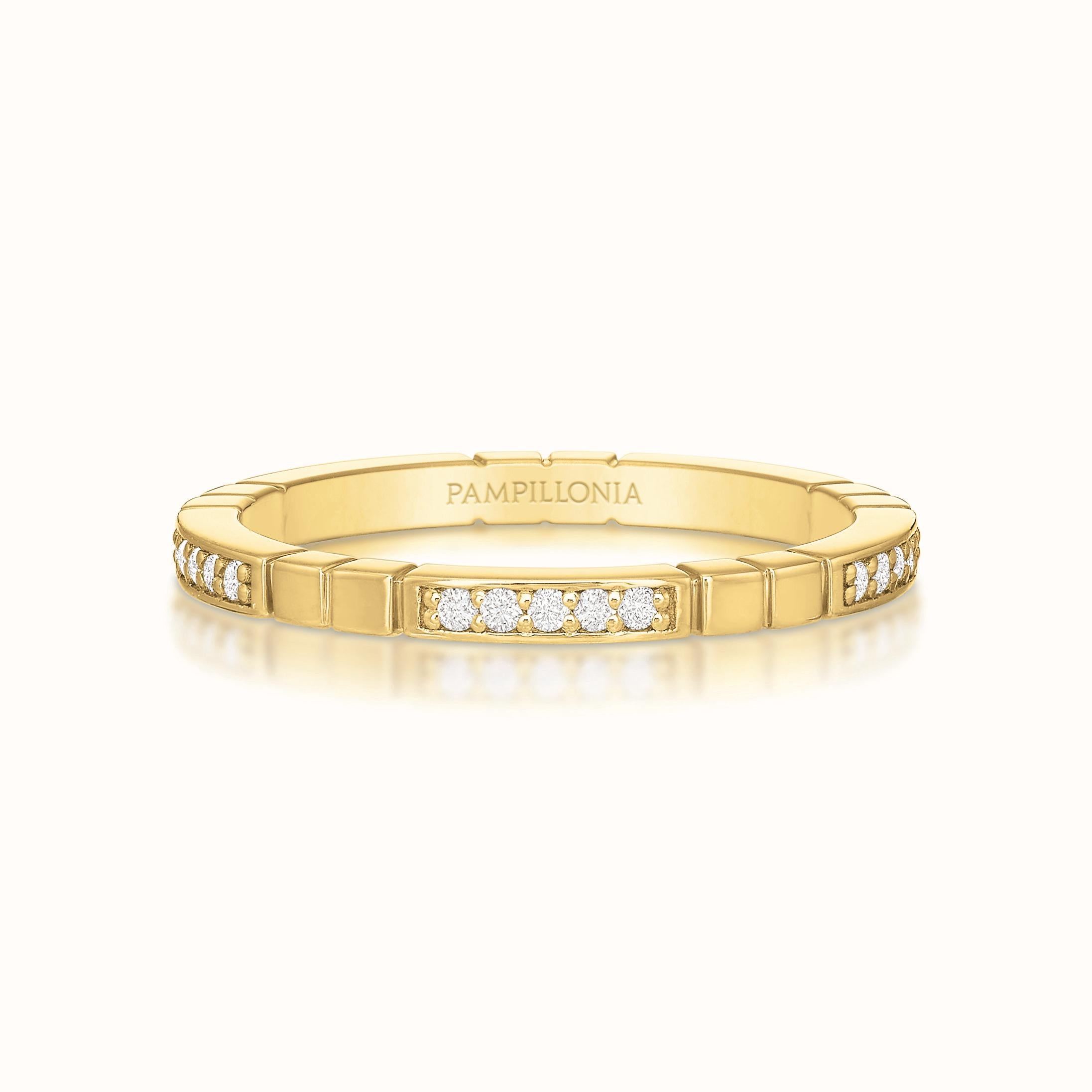 Sloane Modern Bead Set Eternity Band