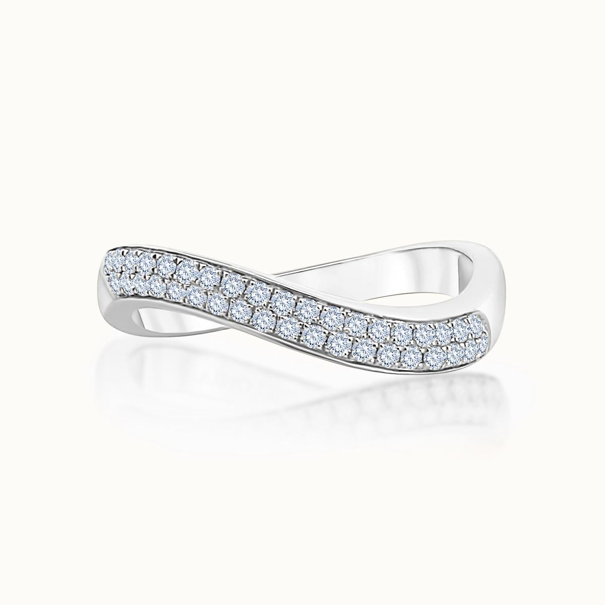 Wavy Diamond Band
