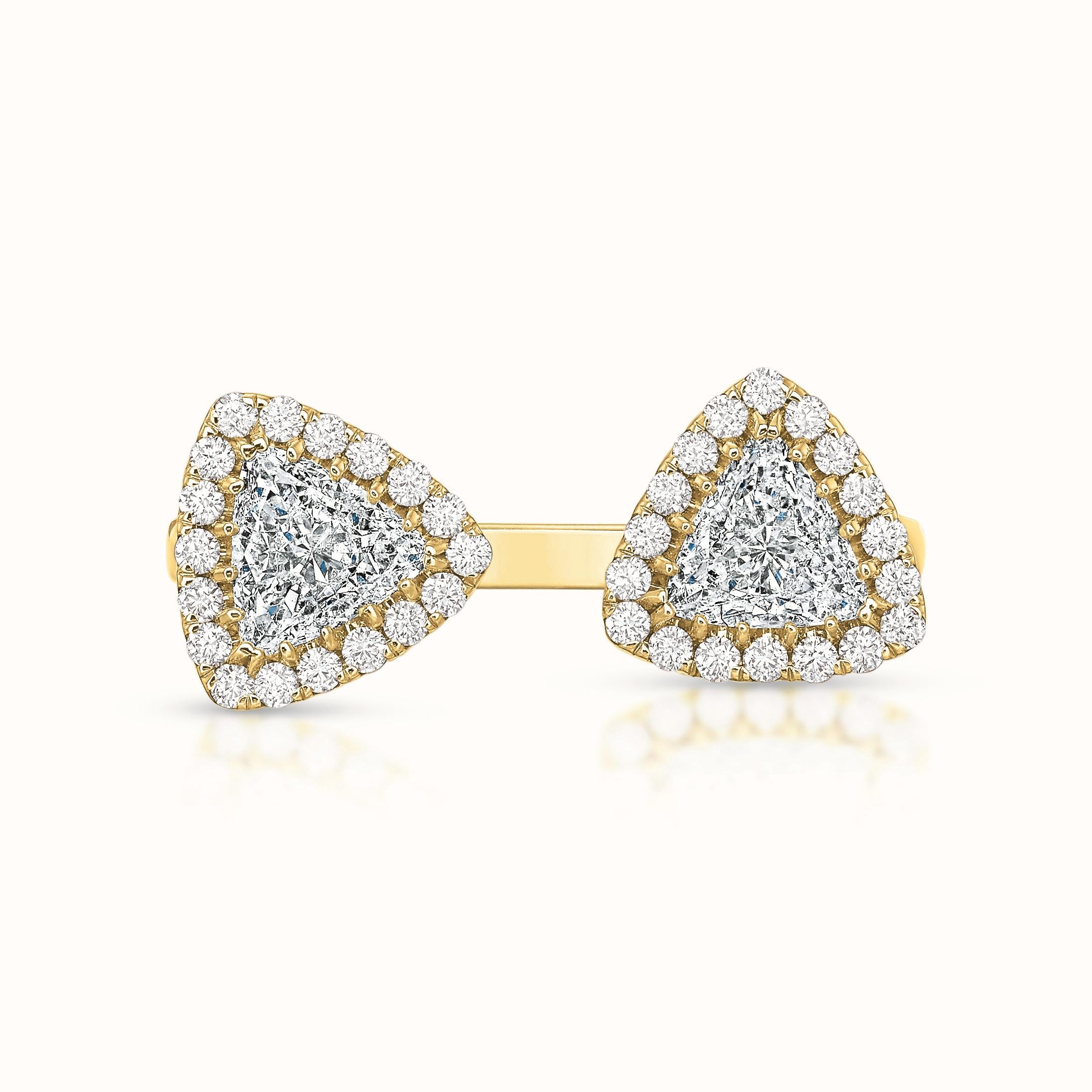 Kate Open Trillion Diamond Ring