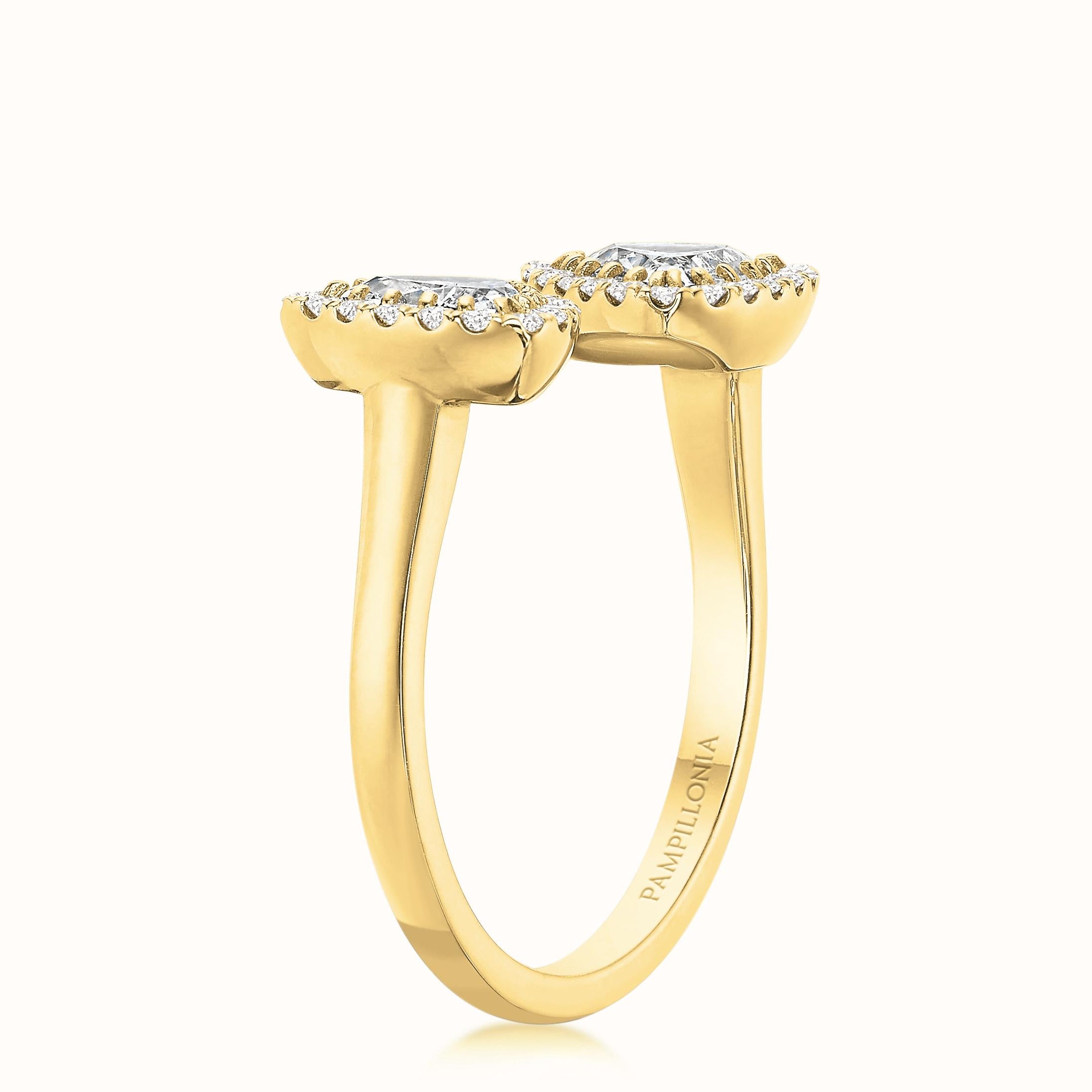 Kate Open Trillion Diamond Ring