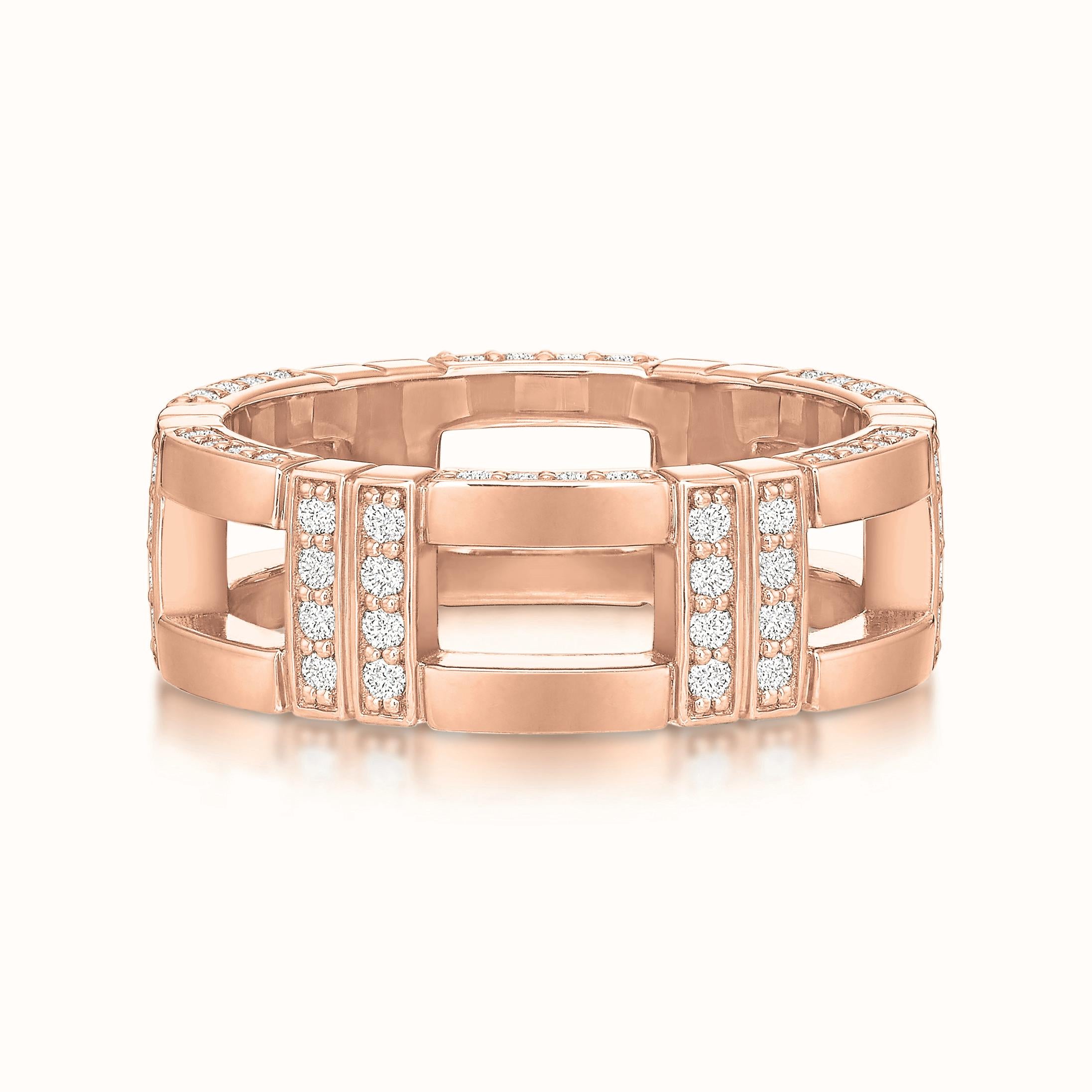 Sloane Diamond Eternity Band with Profile Accent