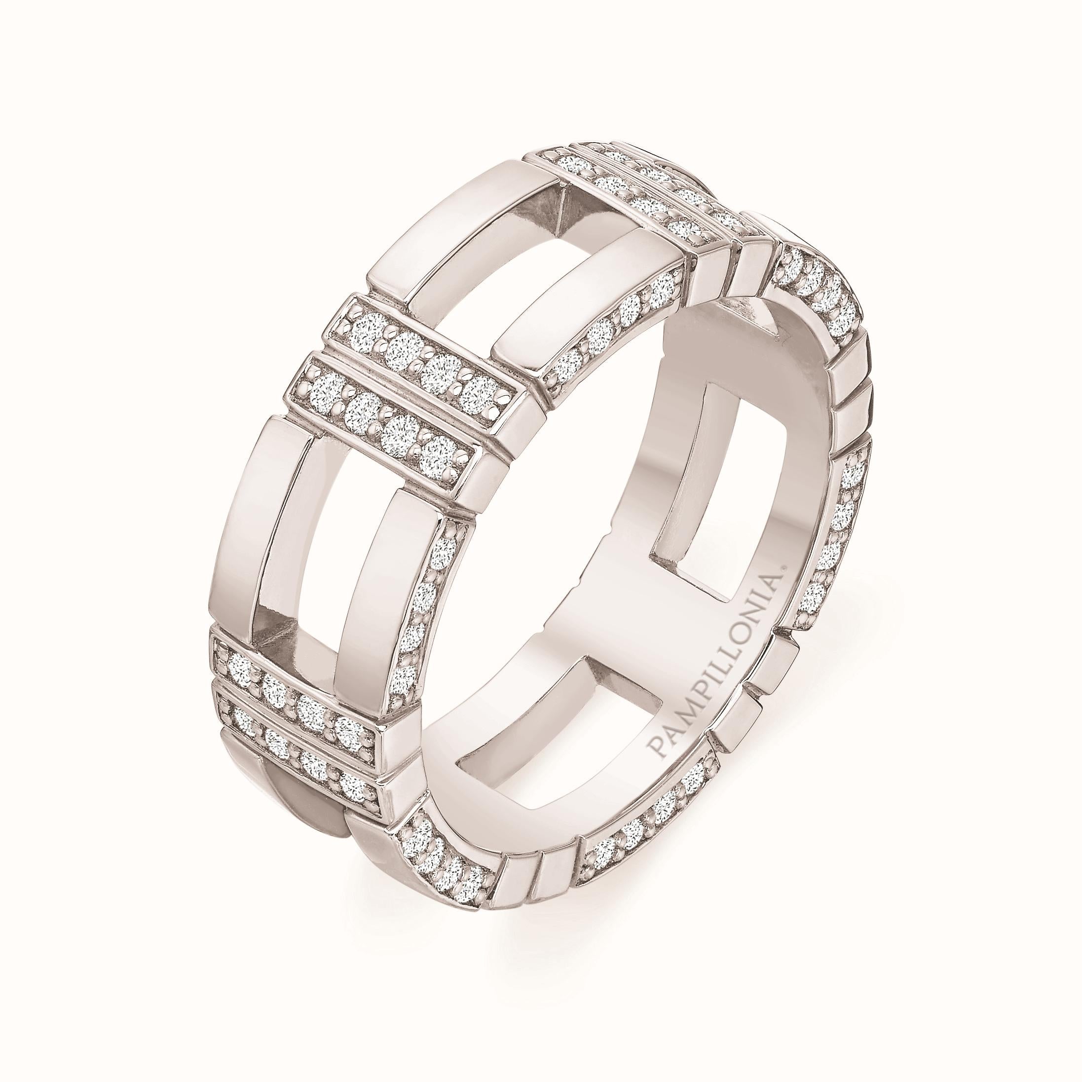 Sloane Diamond Eternity Band with Profile Accent