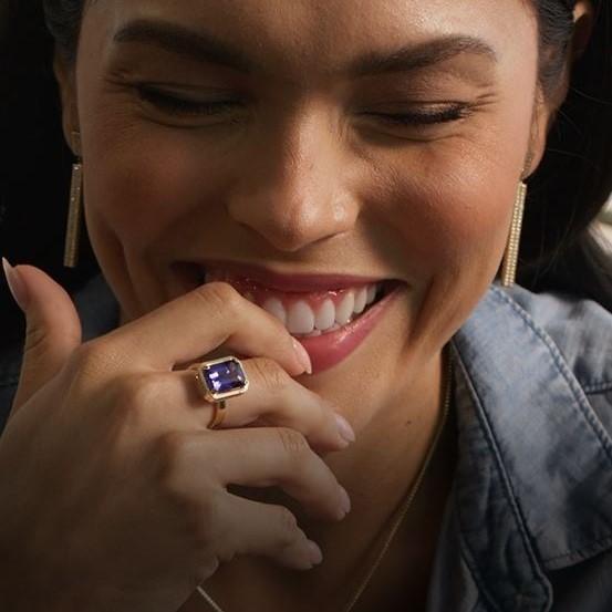 Sloane Tanzanite Cocktail Ring