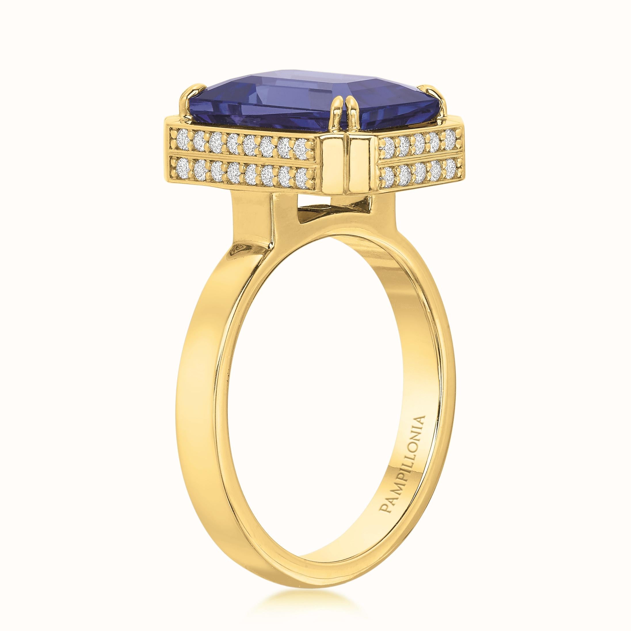 Sloane Tanzanite Cocktail Ring