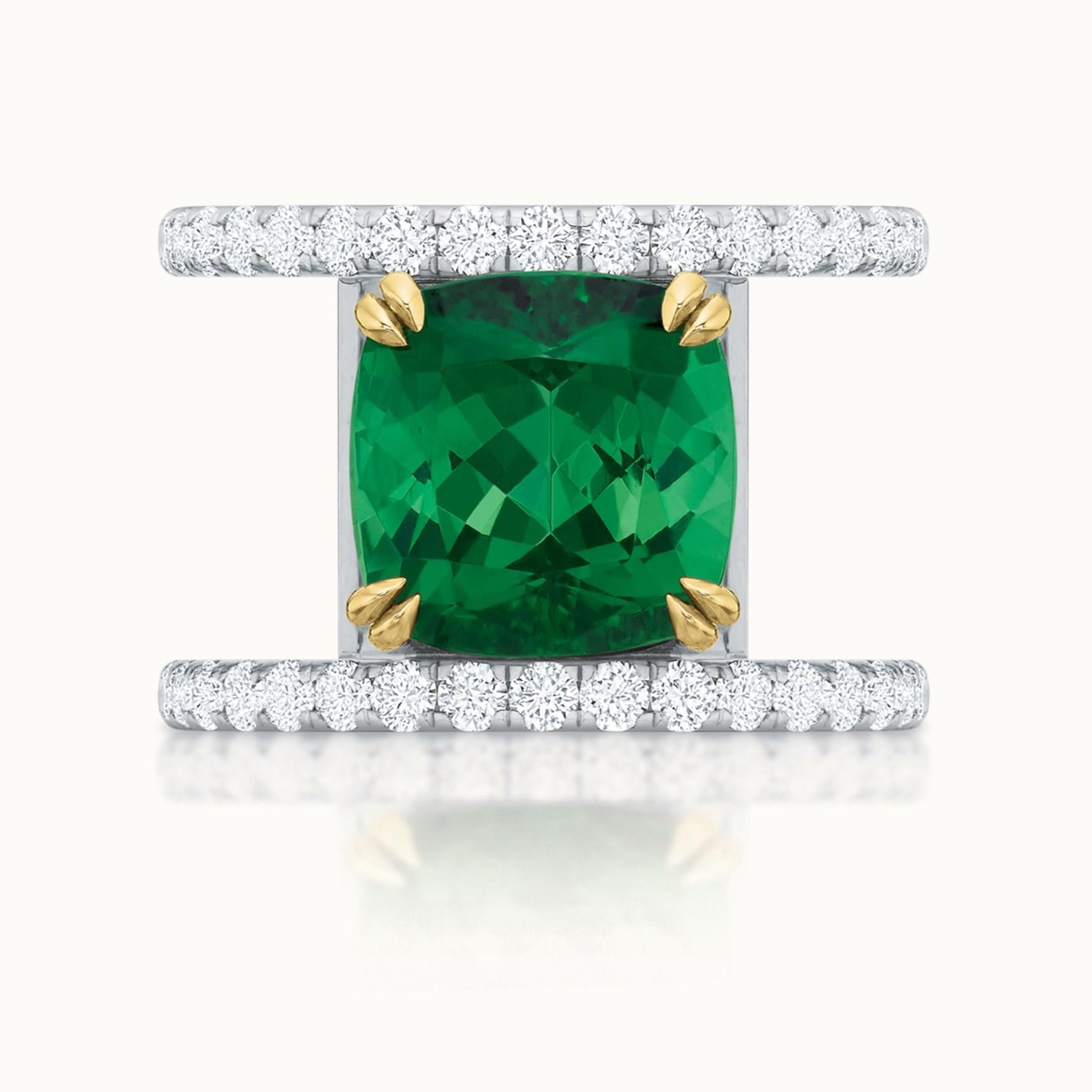 Lennon Tourmaline Double Band Ring