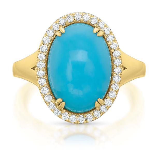 Taylor Sleeping Beauty Turquoise Ring