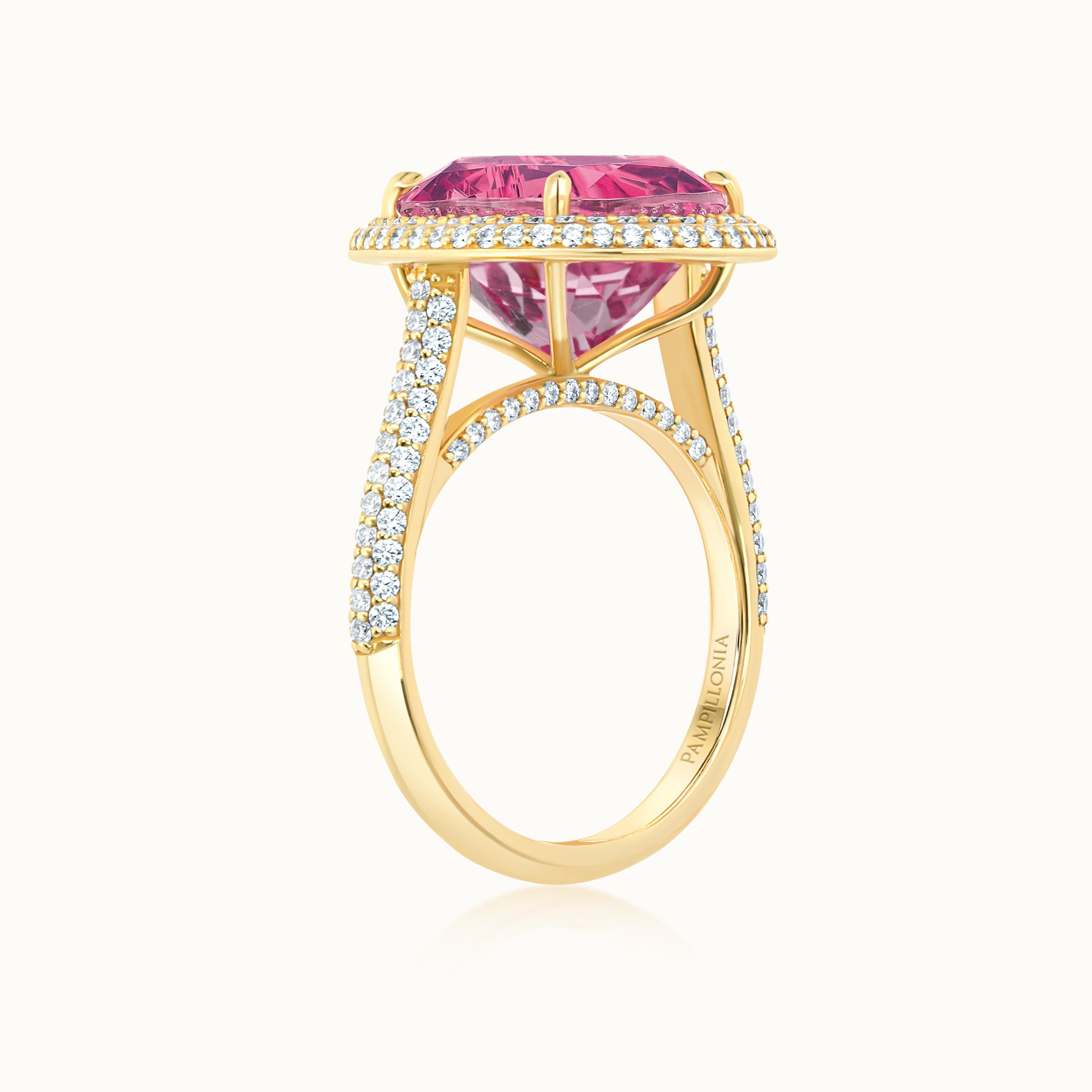 Kathleen Grand Morganite Halo