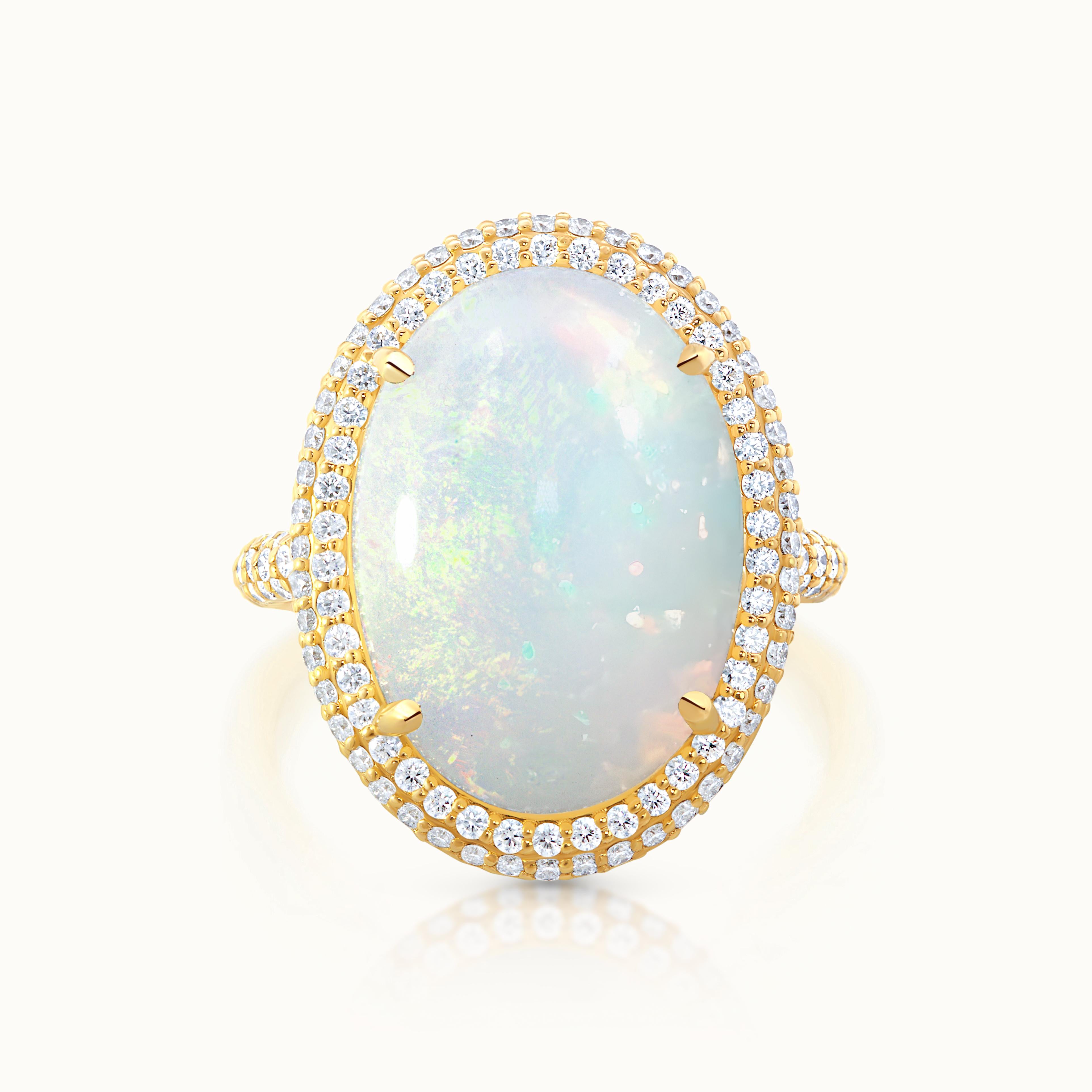 Kathleen Grand Opal Halo
