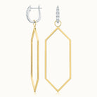 Hexagon Earring Charms