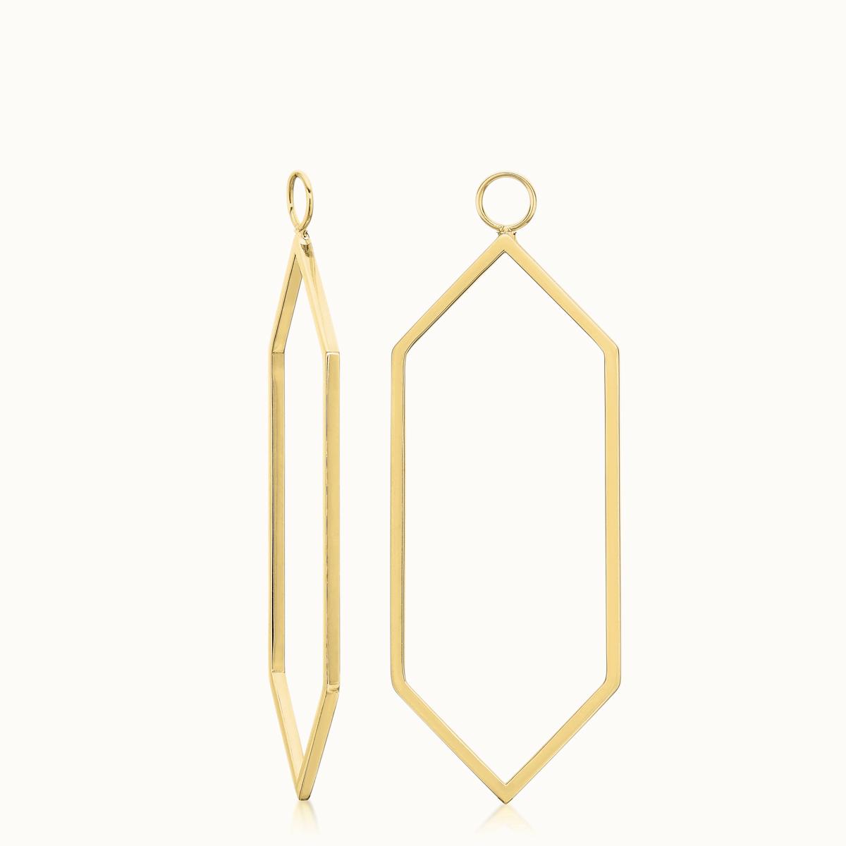 Hexagon Earring Charms