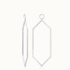 Hexagon Earring Charms Diamond