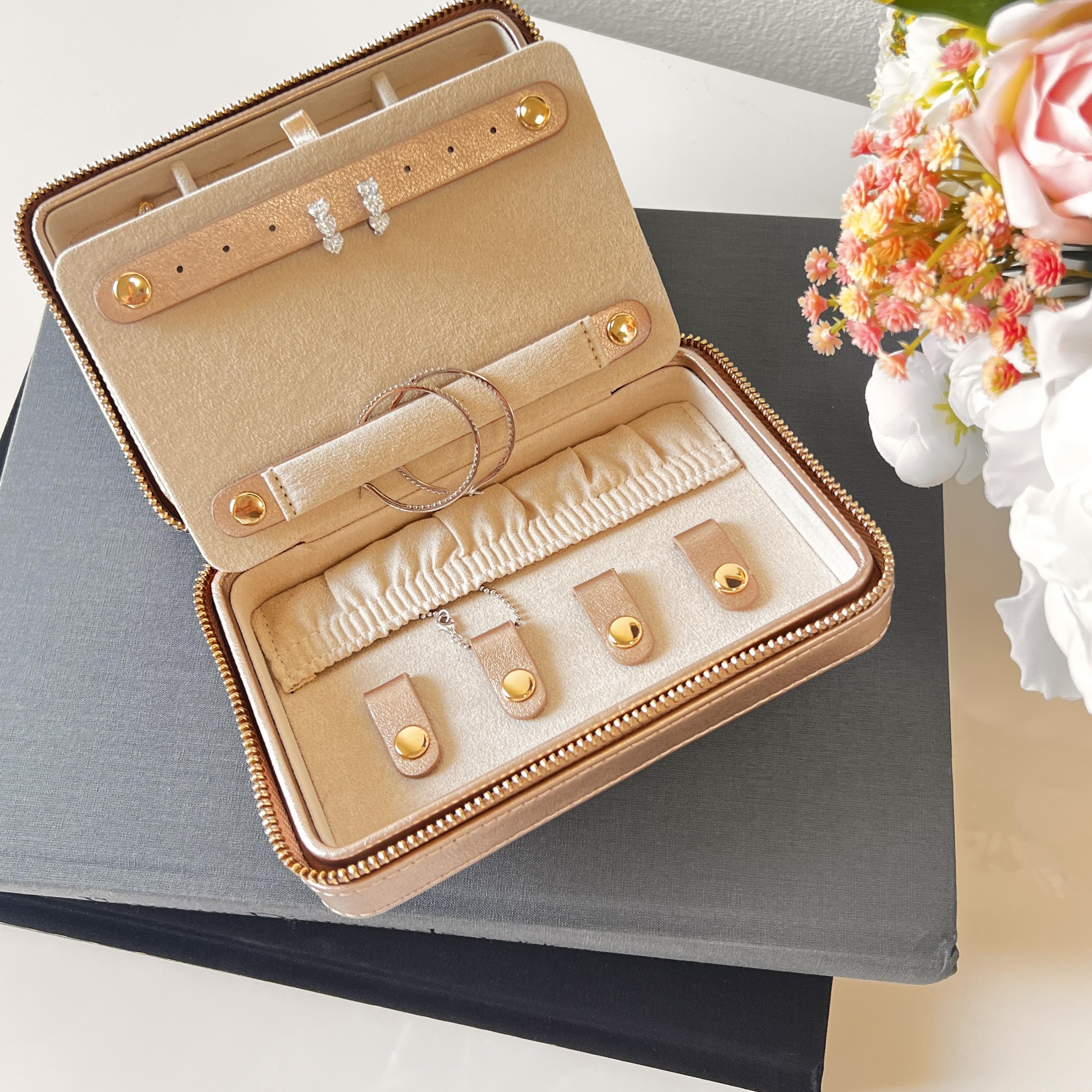 Wolf Palermo Zip Case - Rose Gold