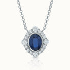 Sophia Sapphire & Diamond Necklace