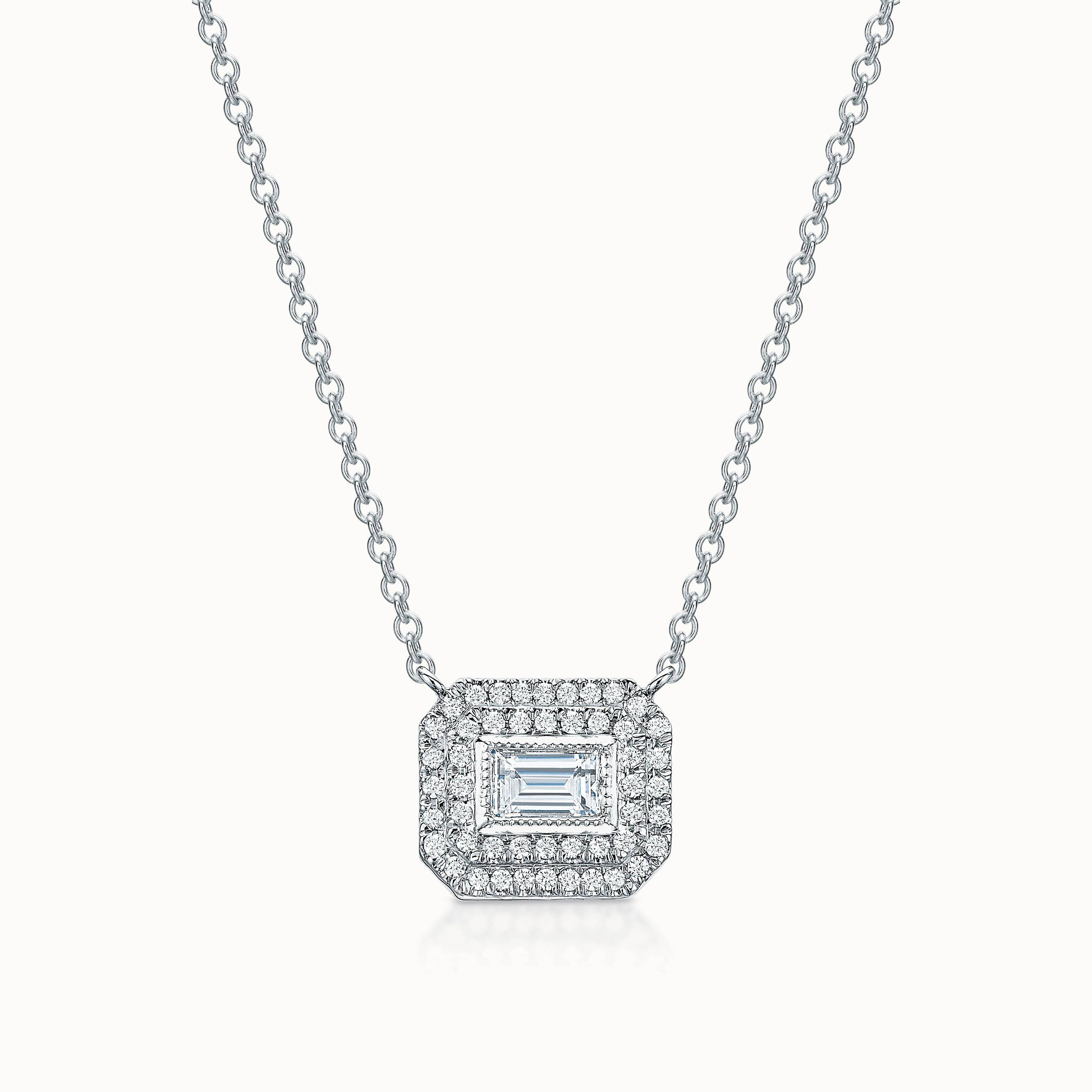 Gabriella Necklace Baguette Diamond