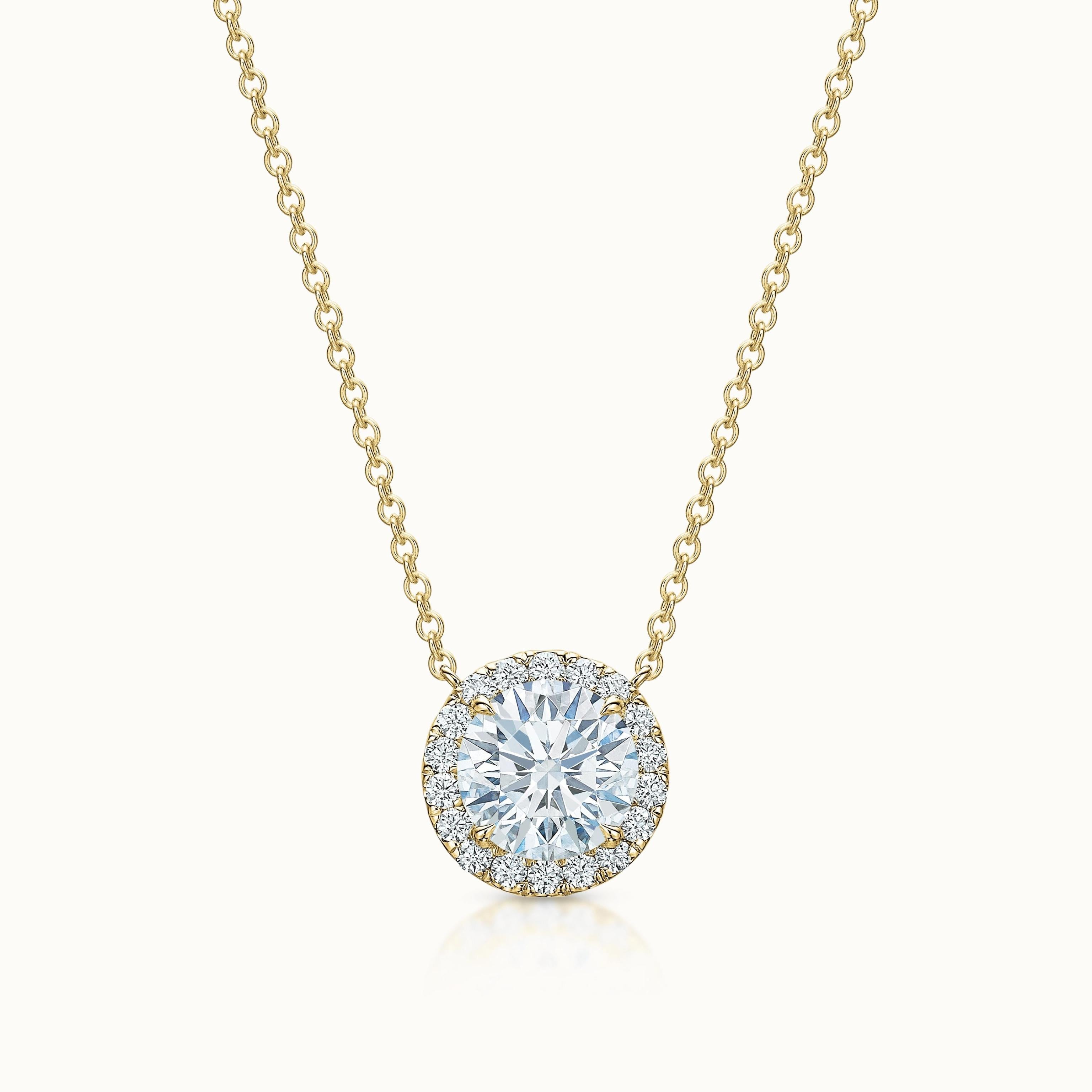 Kate Necklace Round Diamond