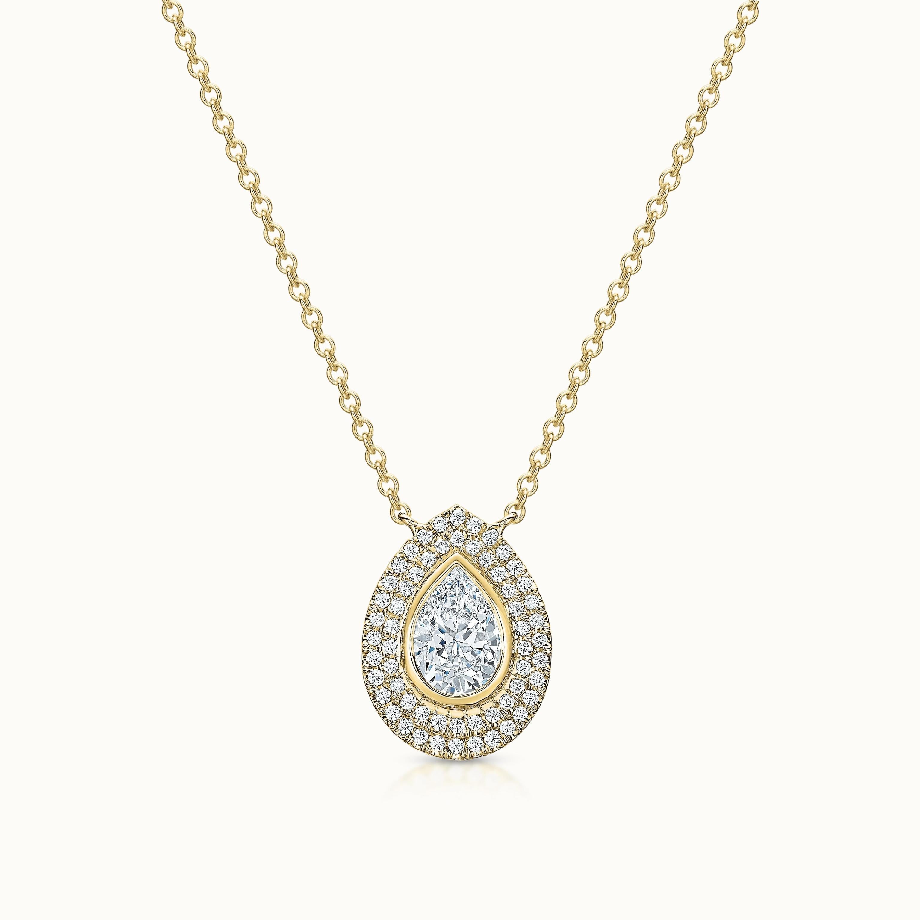 Gabriella Necklace Pear Diamond