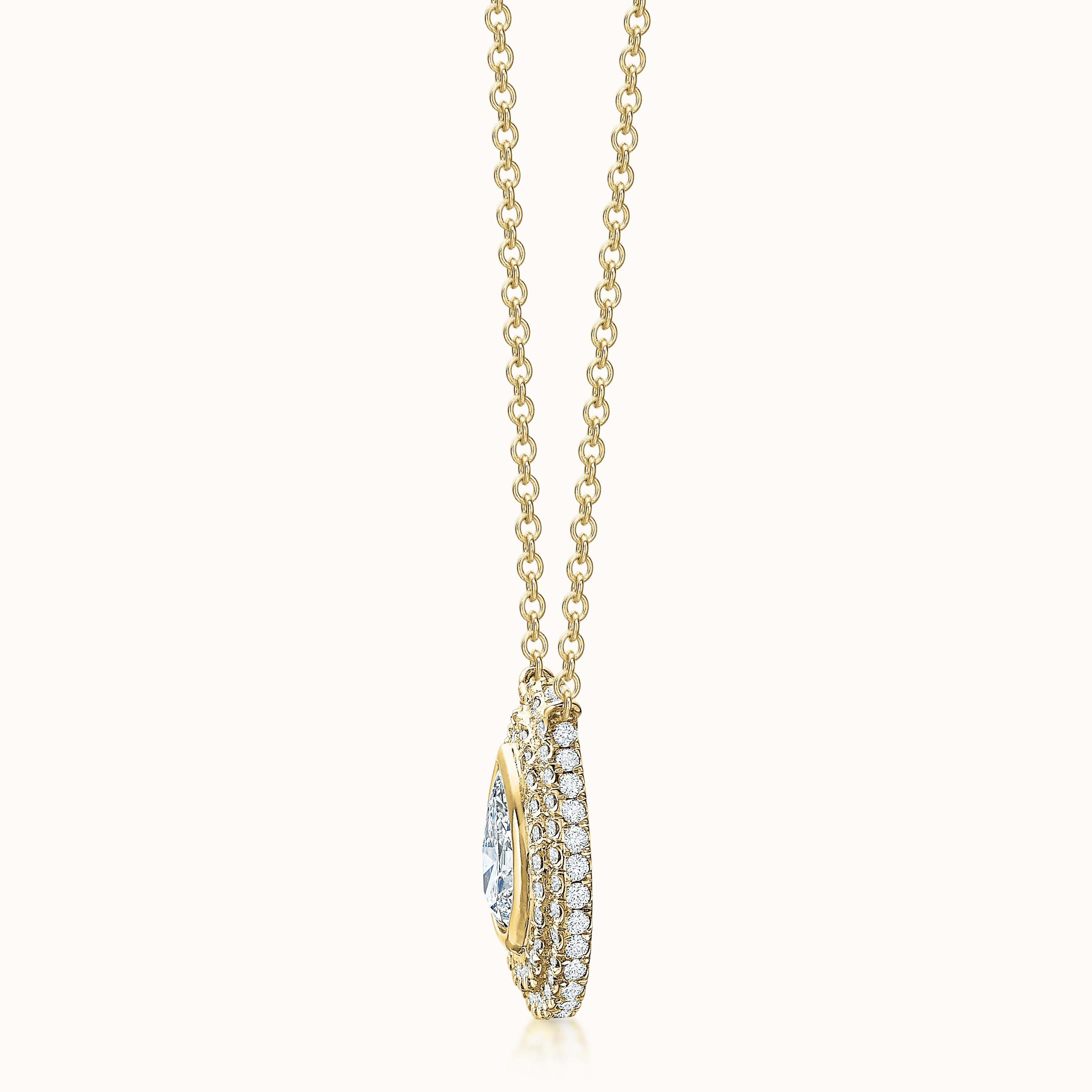 Gabriella Necklace Pear Diamond