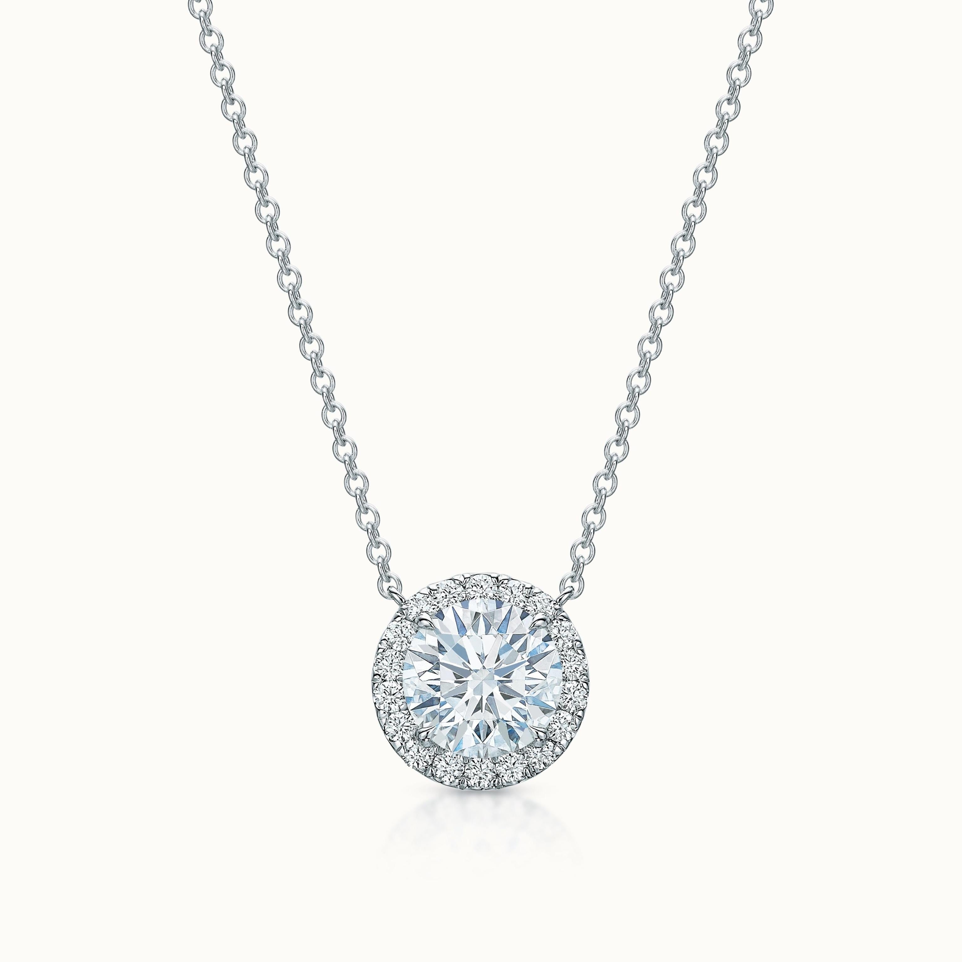 Kate Necklace Round Diamond