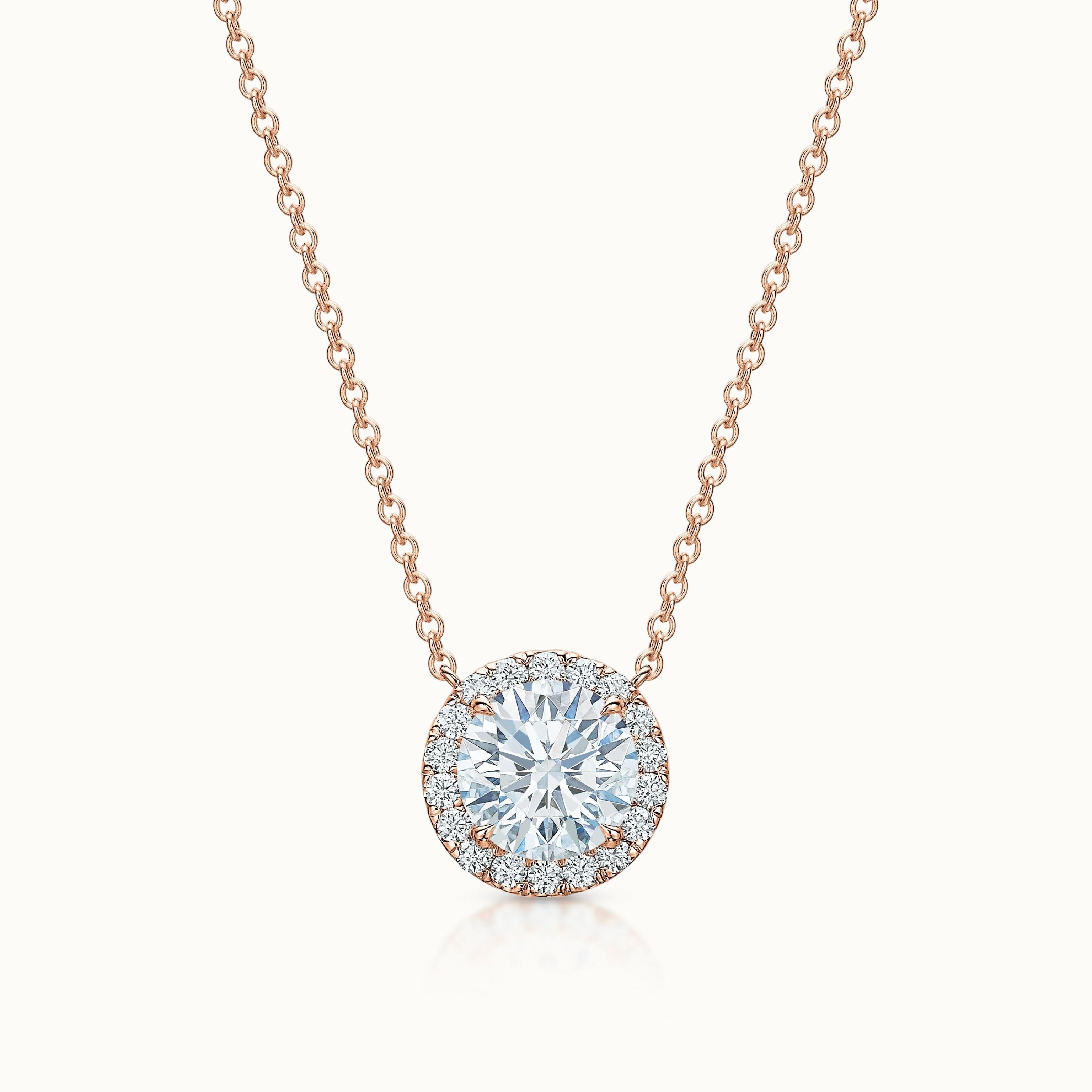 Kate Necklace Round Diamond