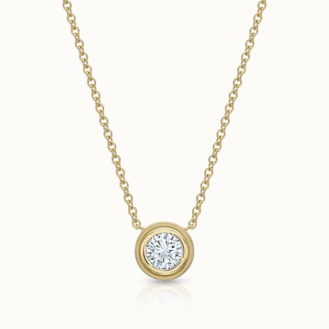 Signature Round Diamond Necklace