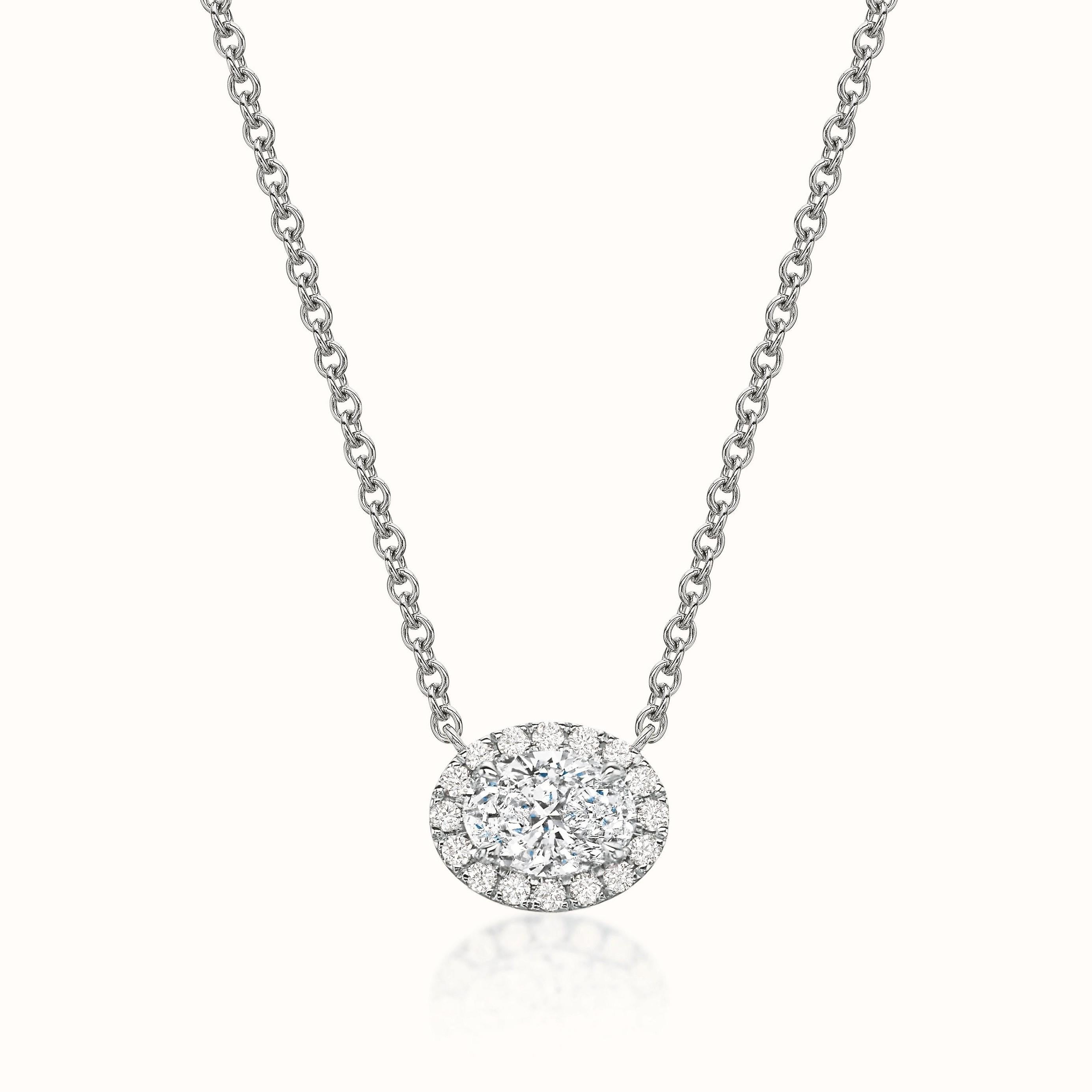 Kate Necklace Oval Diamond